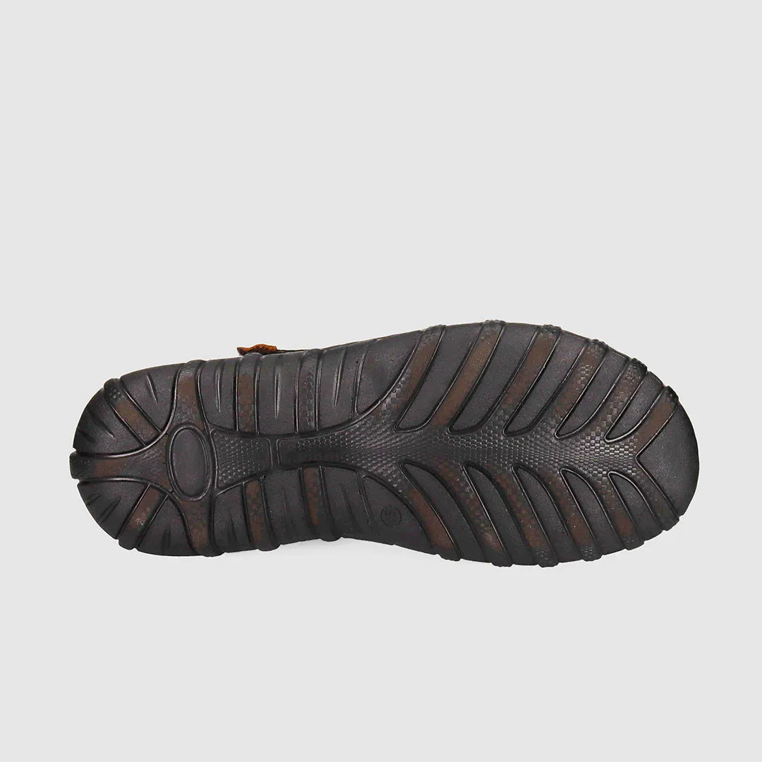 Chic Footwear for Summer Breathable Sole Pillar Sandals Tan