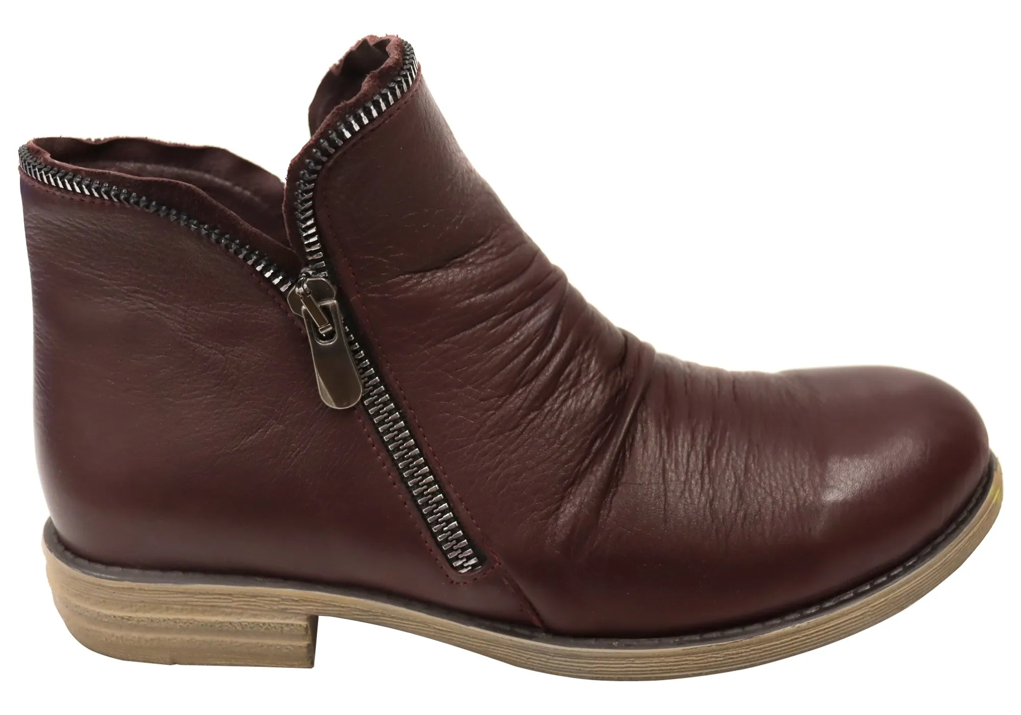 Orizonte Kestral Womens European Comfortable Leather Ankle Boots work use