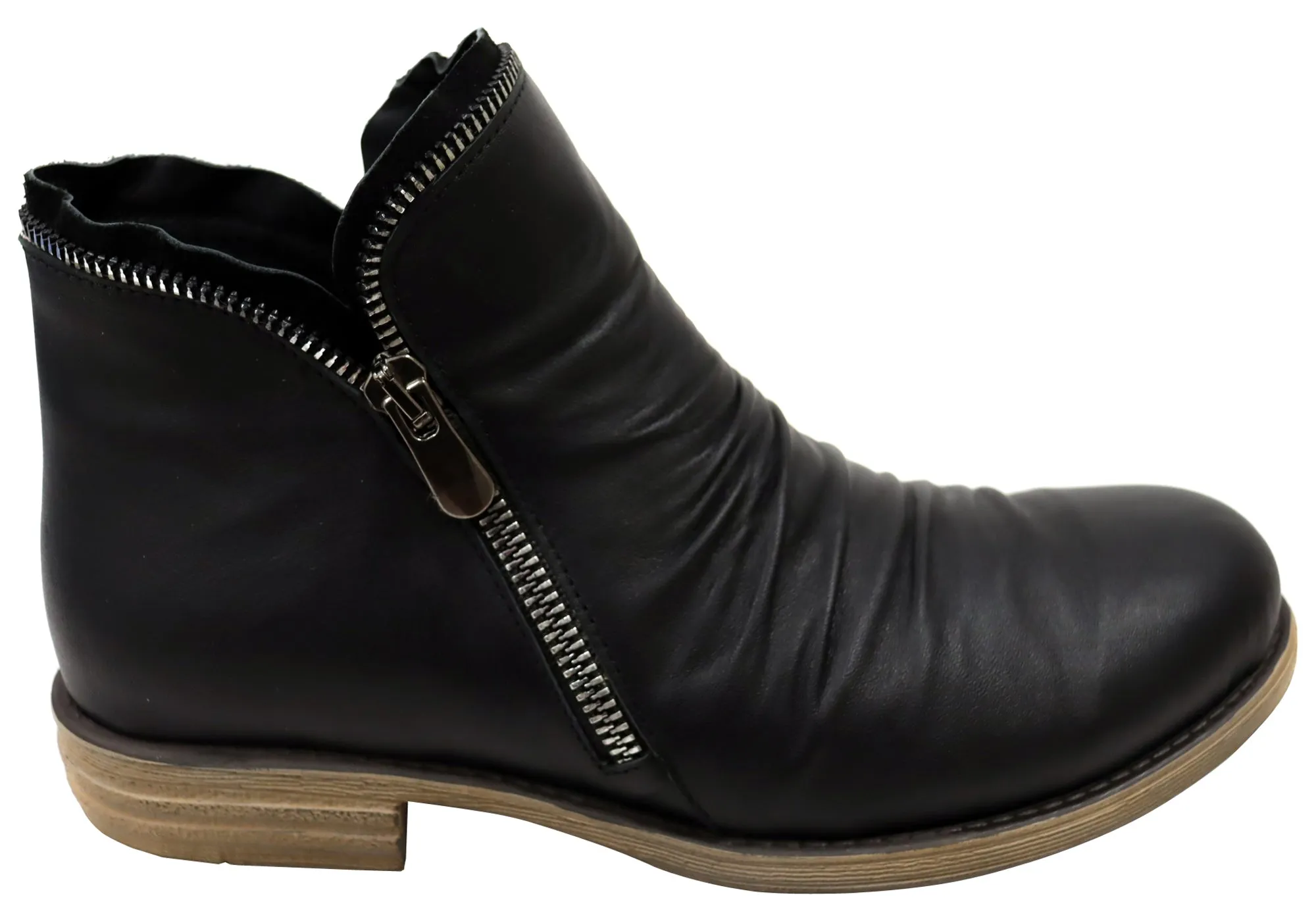 Orizonte Kestral Womens European Comfortable Leather Ankle Boots Durable Material
