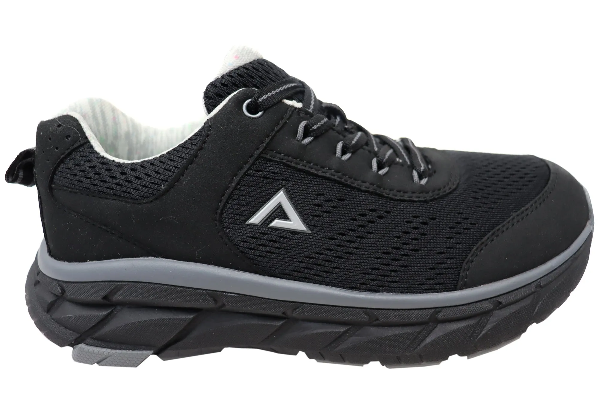 Align Vixie Womens Supportive Wide Fit Arch Support Lace Up Shoes No-Slip Grip