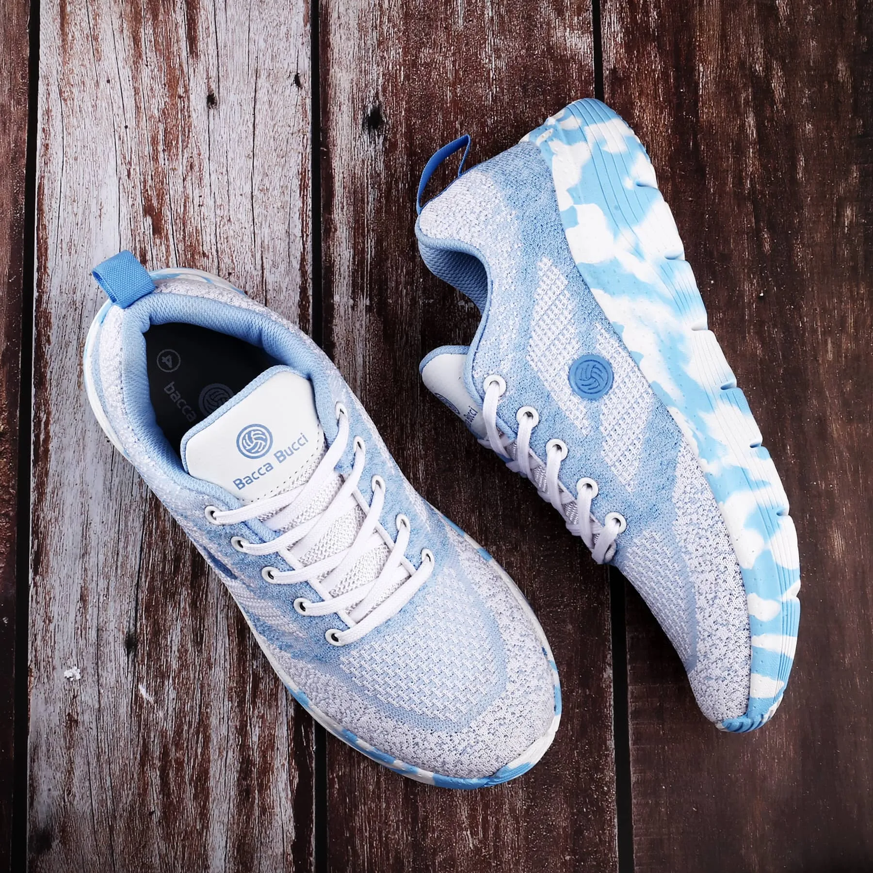 Bacca Bucci Women FemmeFlex Running/Walking Sports Shoes Heat Mode Pastel tone