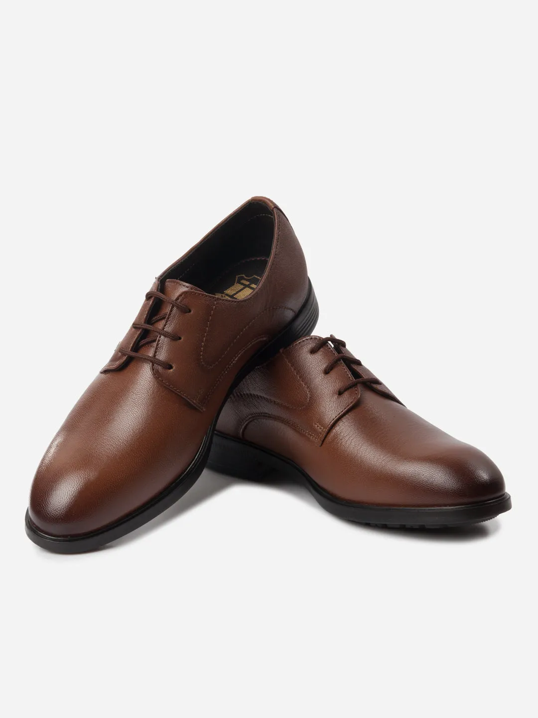 Coastal Shade Walk Proud Men's Tan Round Toe Lace Up Formal (ID6112)