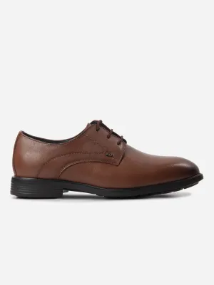 Non Shade Form Shade Men's Tan Round Toe Lace Up Formal (ID6112)