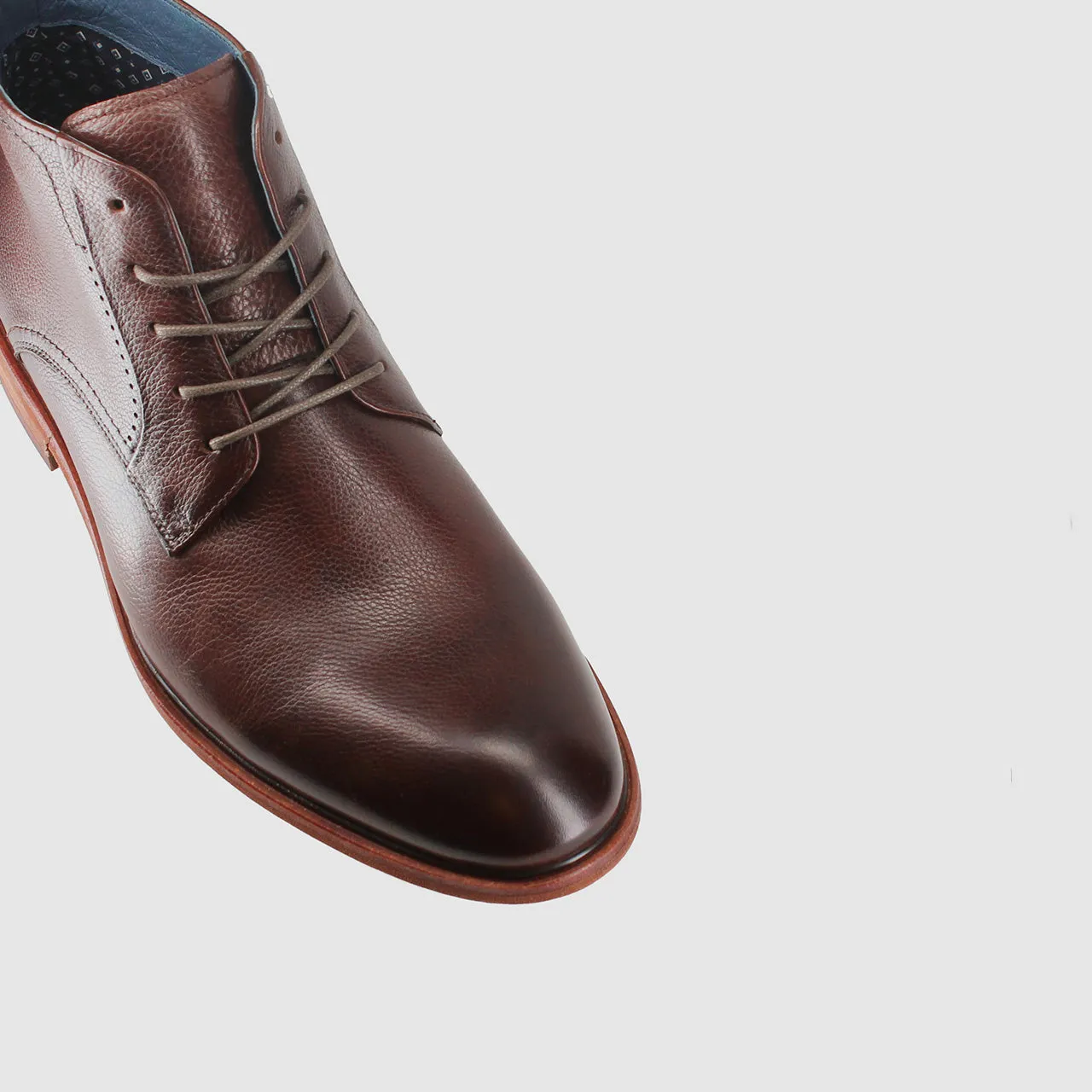 Basel Lace Up Boots Dark Brown Flex Walk