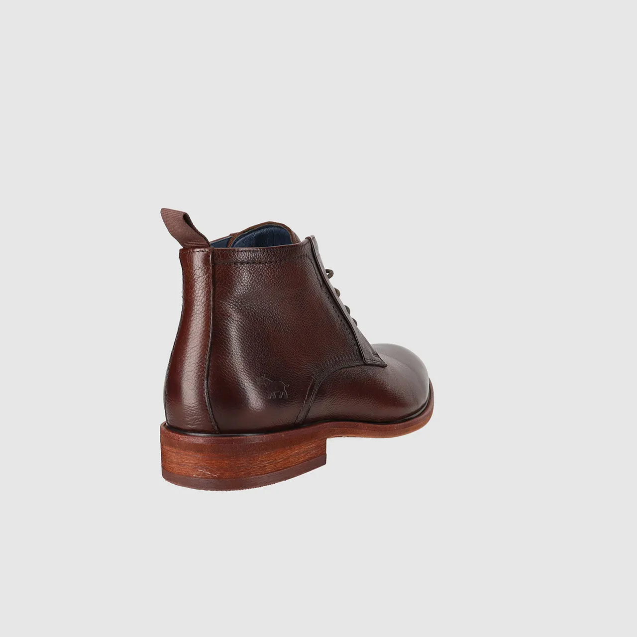 Basel Lace Up Boots Dark Brown Flex Step Forever Fit