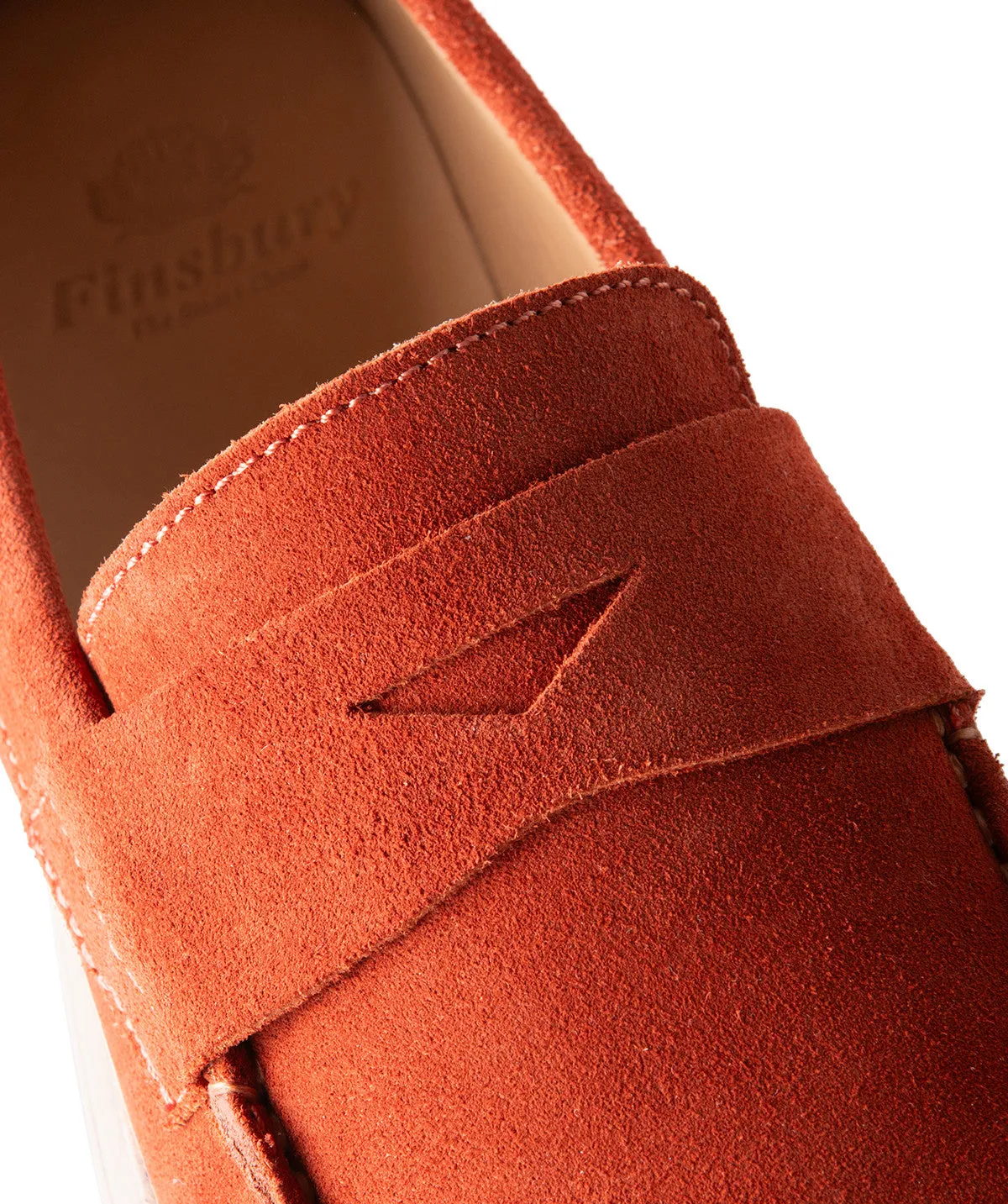 Mocassin ACAPULCO Veau Velours Brique Compact Fit Fashionable Design