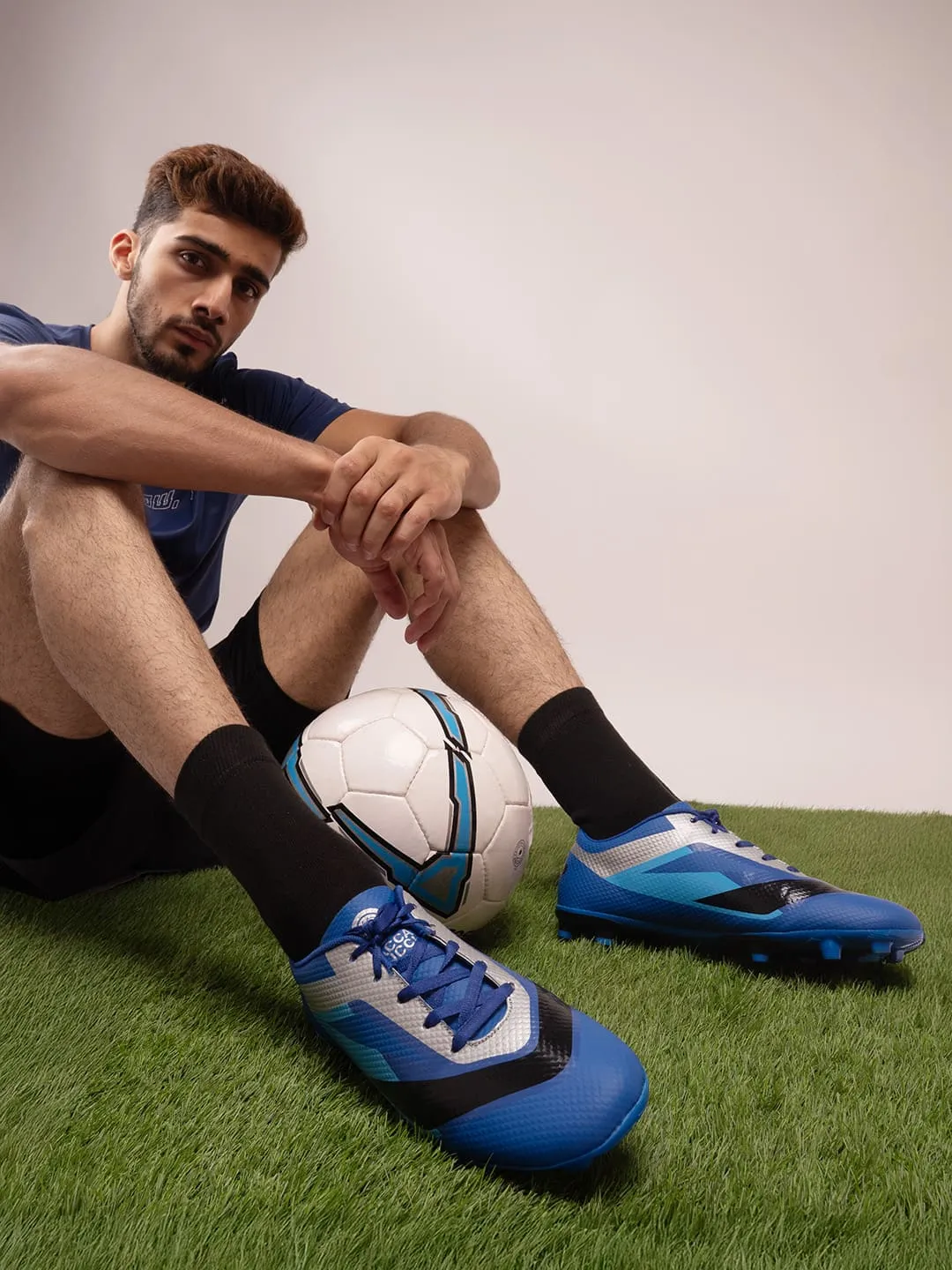 Seamless Fit Outdoor Explorers Tone Play Bacca Bucci Strike X??Firm ground Football Shoes | Lightweight Soccer Cleats with High-Traction Studs