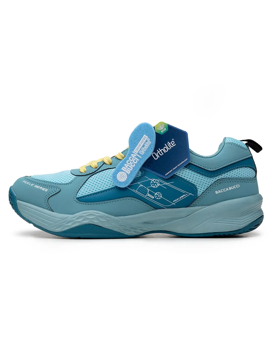 Bacca Bucci Pickle Series Court Sneakers with OrthoLite Eco Insoles Calm Mood Fast Track