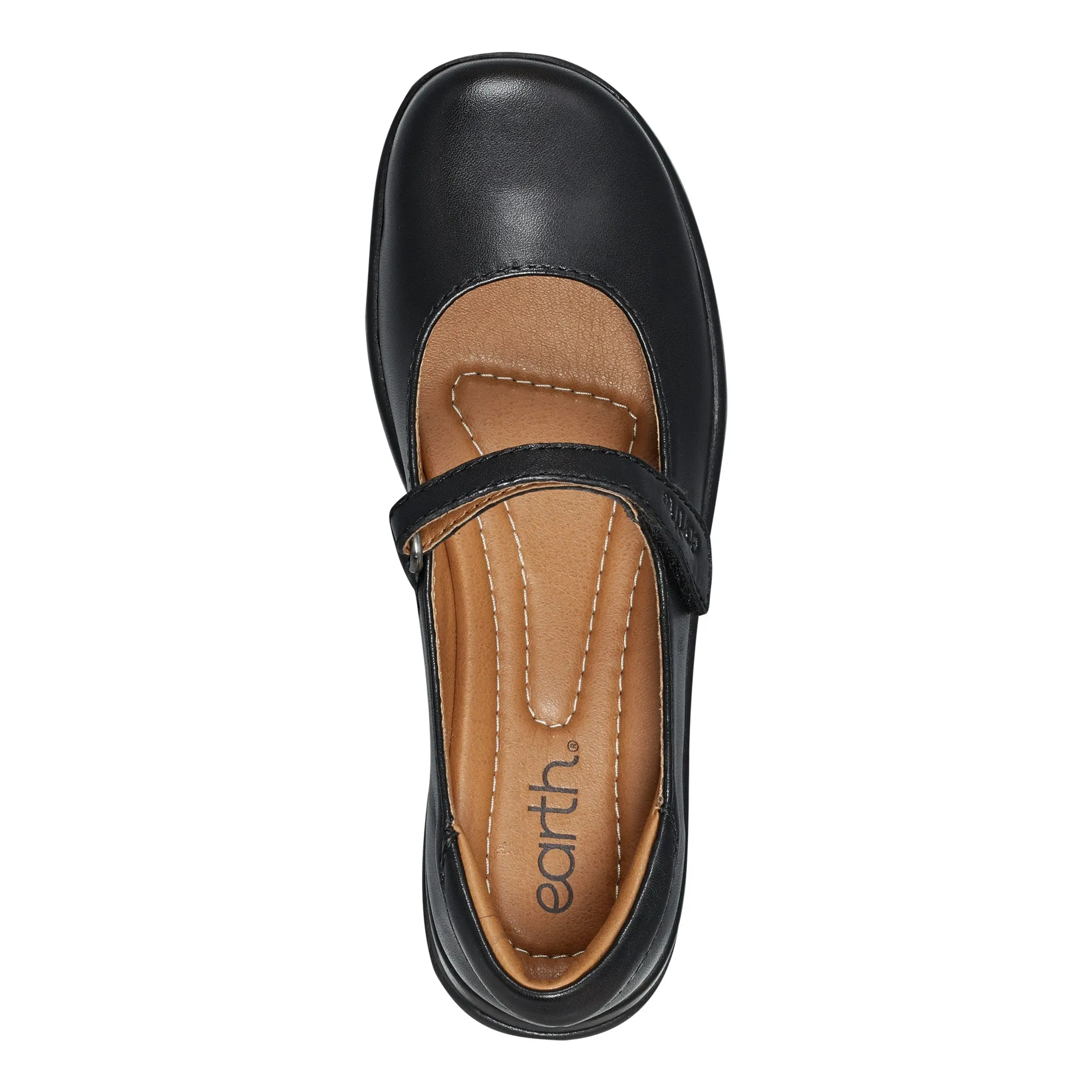 Tose Lug Sole Square Toe Casual Ballet Flats Night Glow