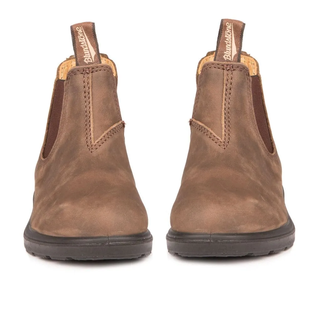 Secure fit Non Slip Office Workers Blundstone 565 - Kids Boot in Rustic Brown