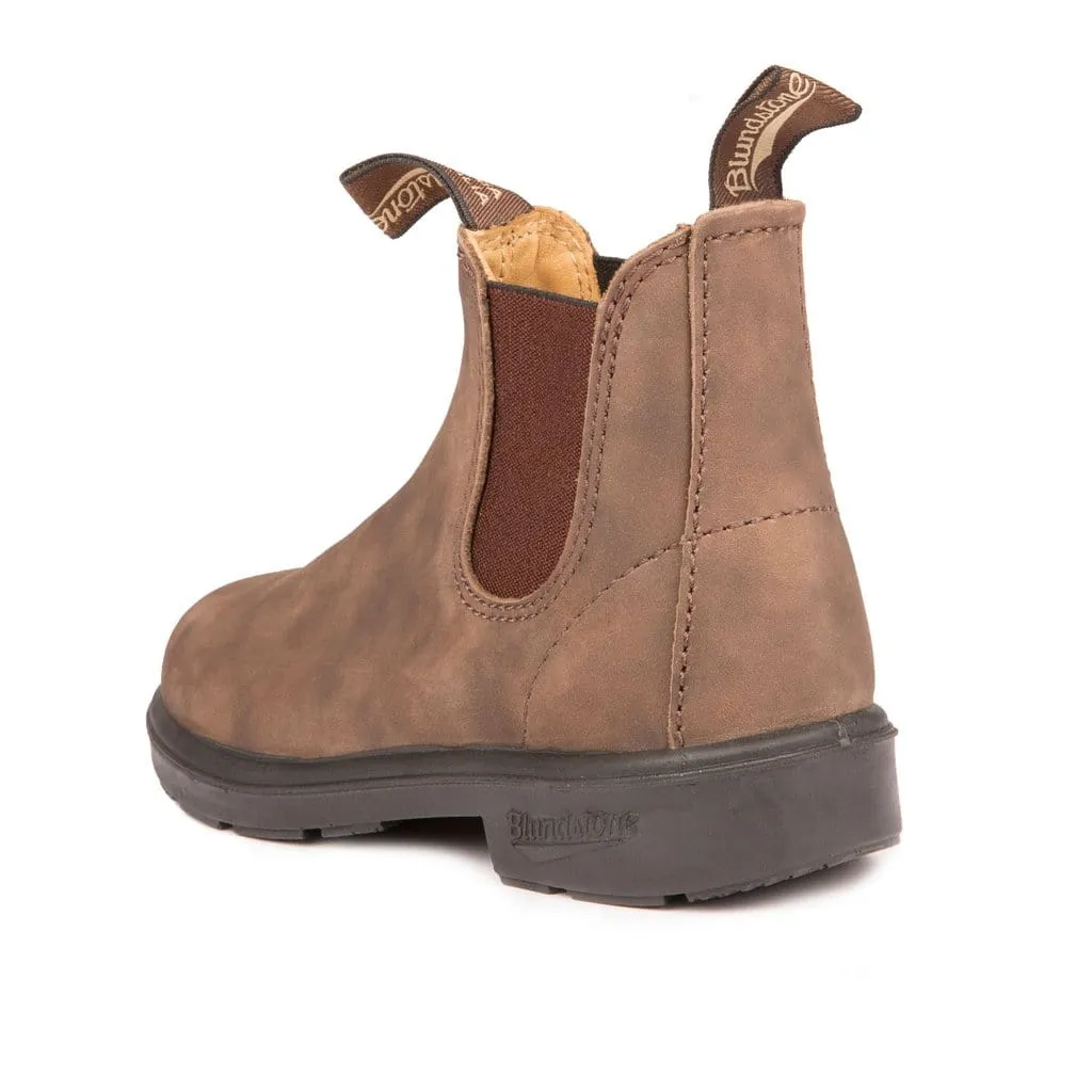 Fiber Mix Padded collar Blundstone 565 - Kids Boot in Rustic Brown