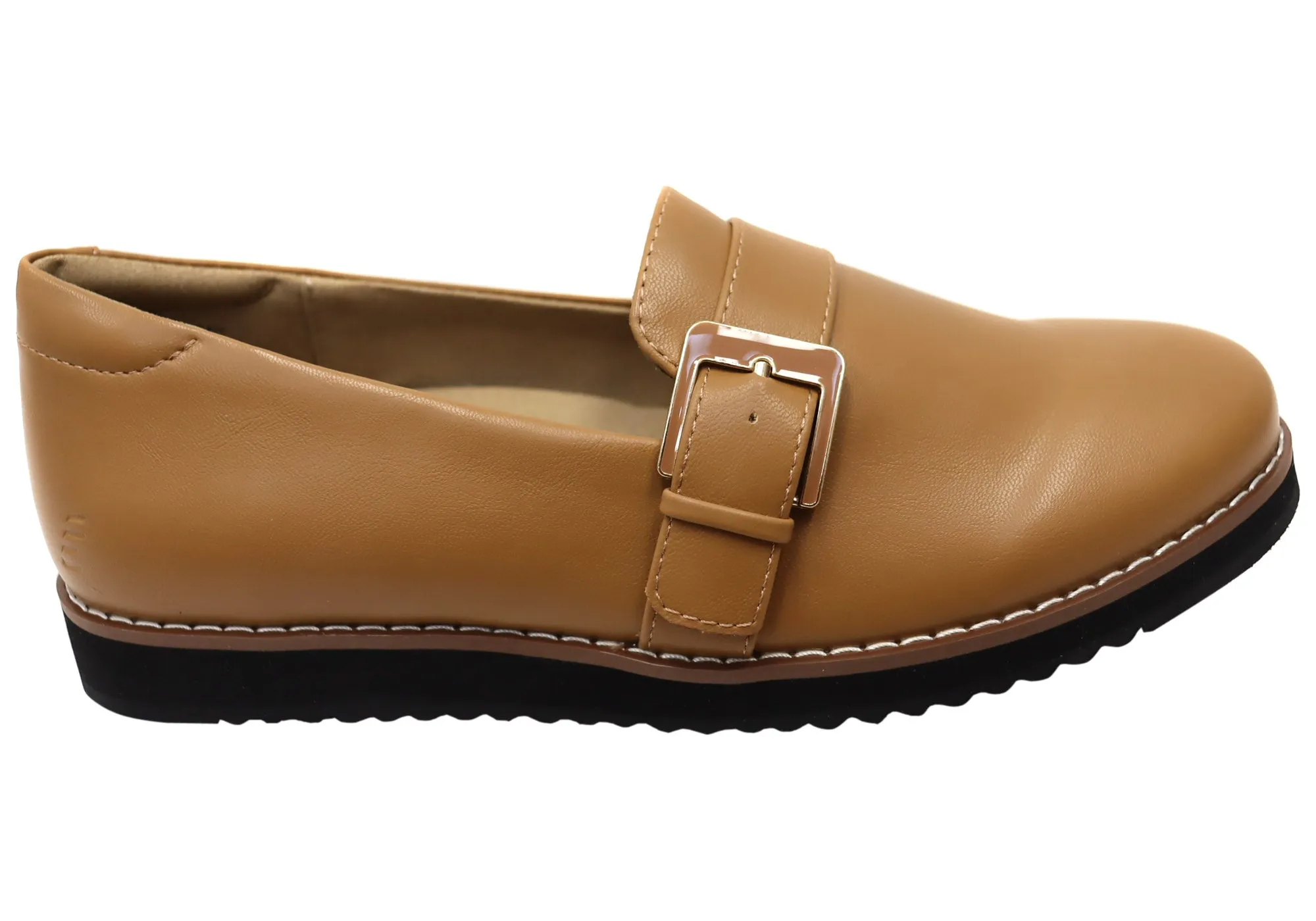Club Jog Gentle Feel Homyped Ether Buckle Womens Comfortable Shoes