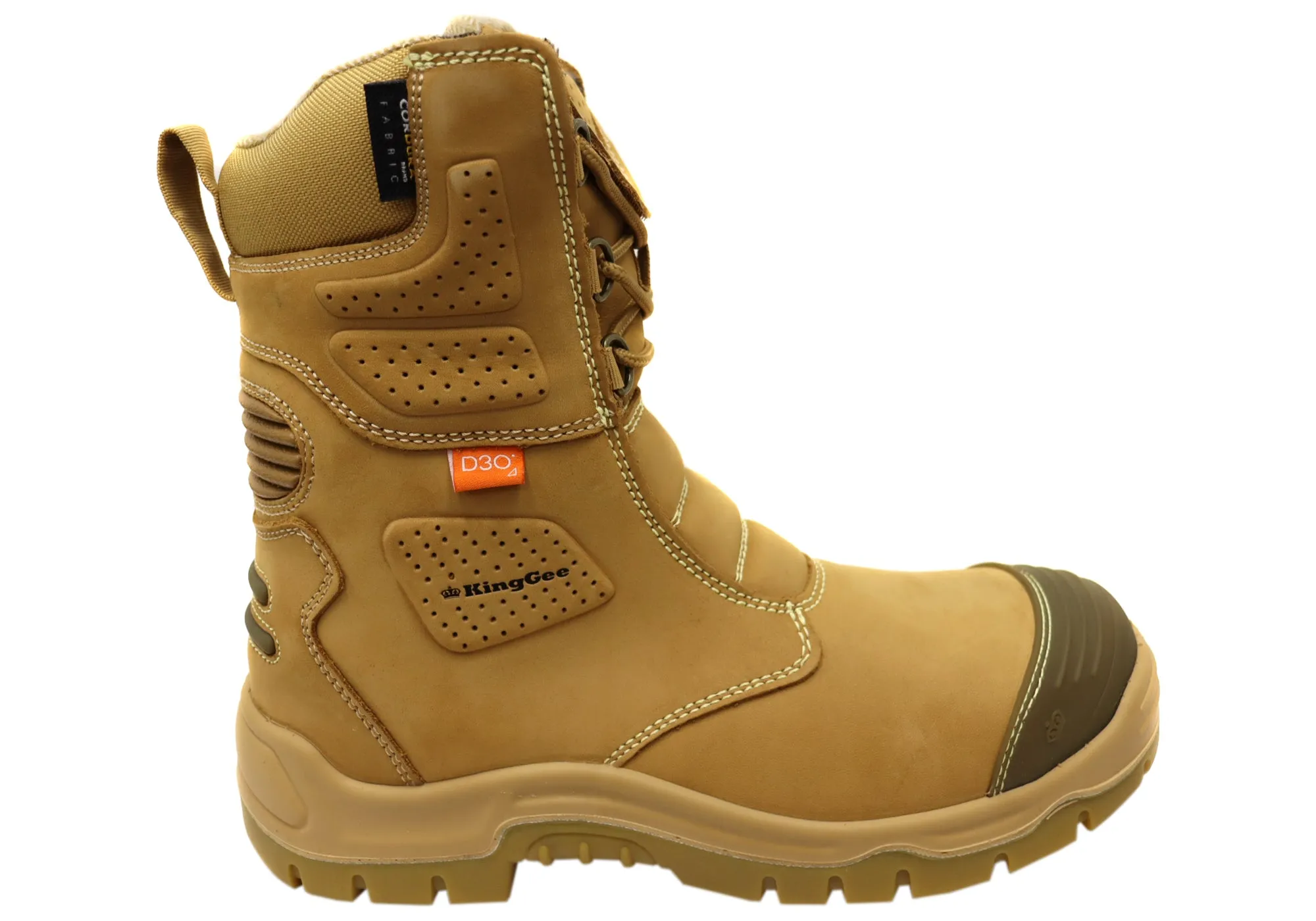 Stable Support Night Travel Reliable Fit KingGee Mens Bennu Rigger Steel Toe Safety Work Boots