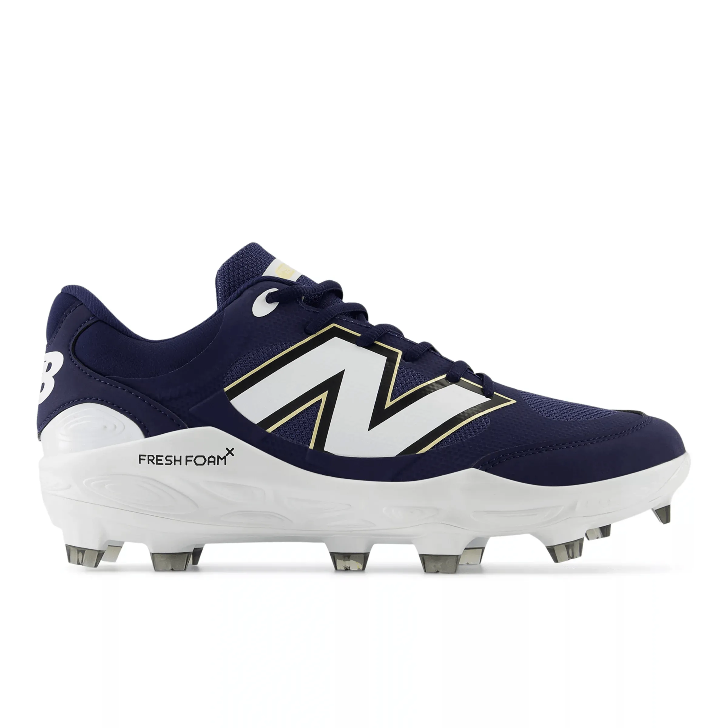 New Balance Men's Fresh Foam 3000 v7 Molded Baseball Cleats - Navy - PL3000N7 Action Fast Cushioned Base Busy Professionals