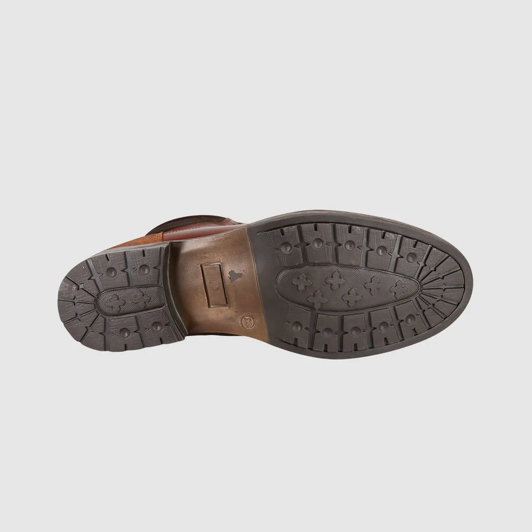 Benson Lace Up Boots Cognac Multi Terrain
