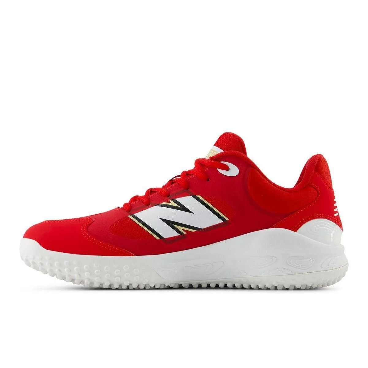 New Balance Men's Fresh Foam 3000 v7 Turf Baseball Shoes - Red - T3000TR7 Media Pop