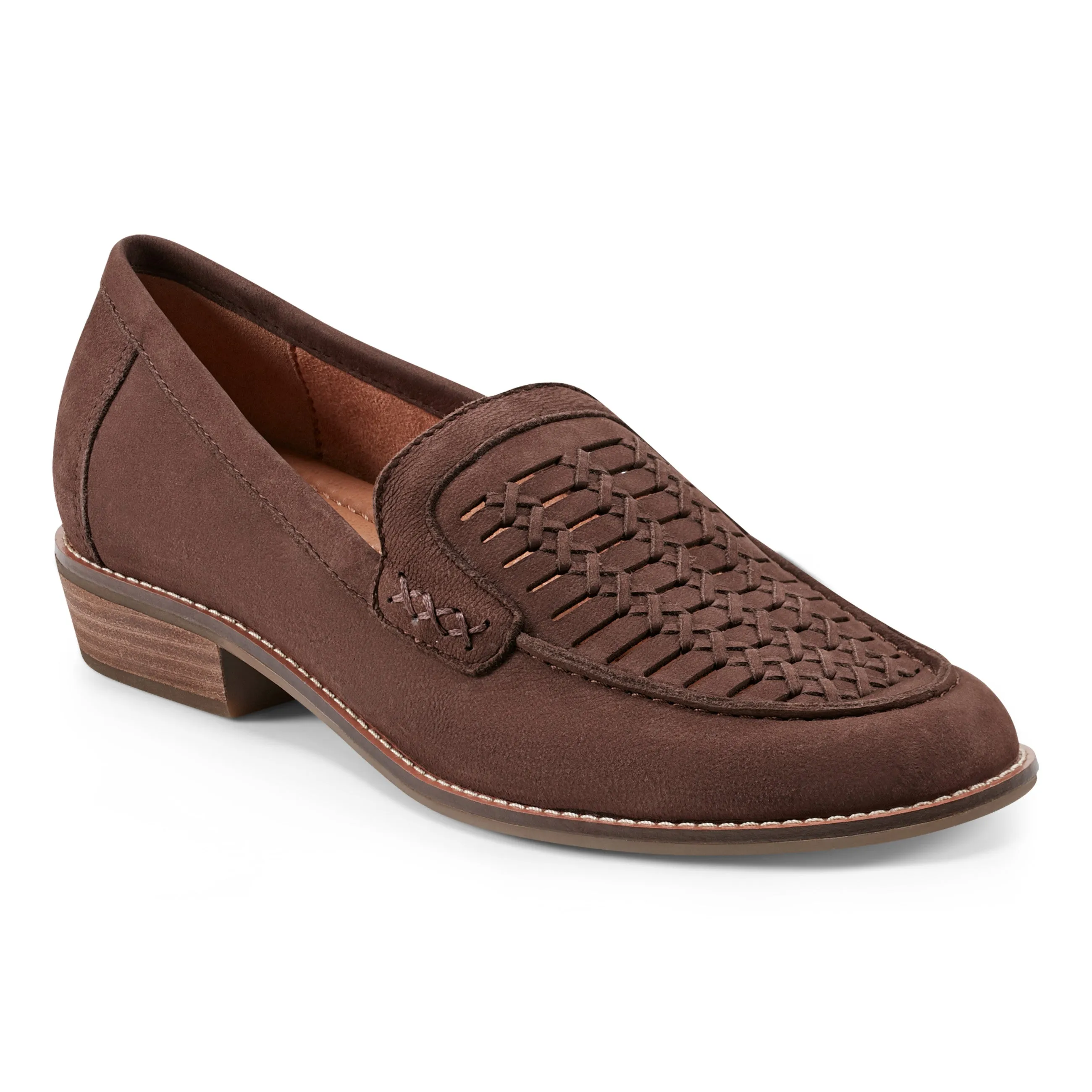 Elona Casual Slip-on Round Toe Loafers Happy Move