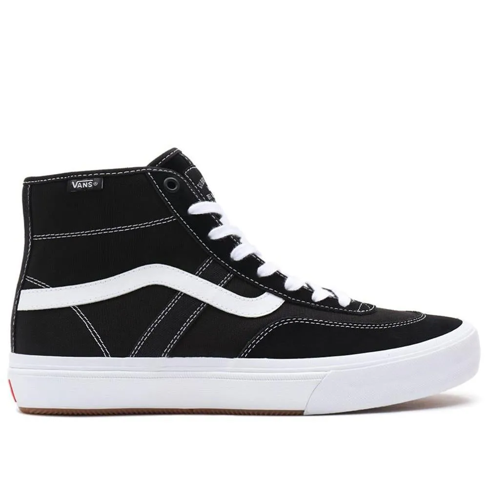 Gym Quick Youth Fresh Vans Crockett High Pro - Black/White