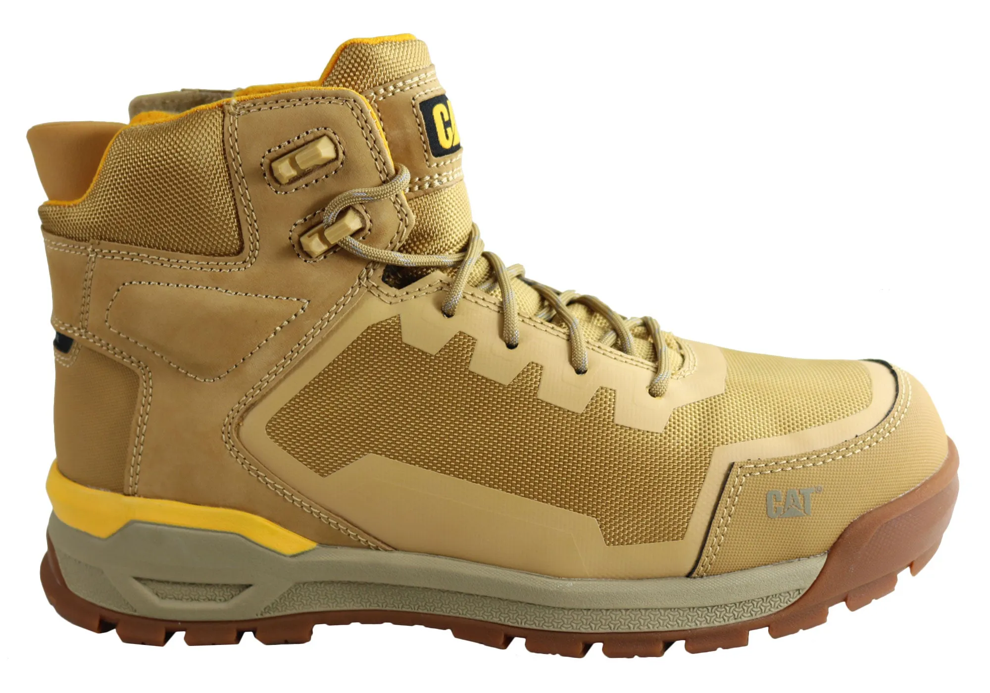 Heat Lock Caterpillar Propulsion Composite Toe Mens Comfortable Work Boots