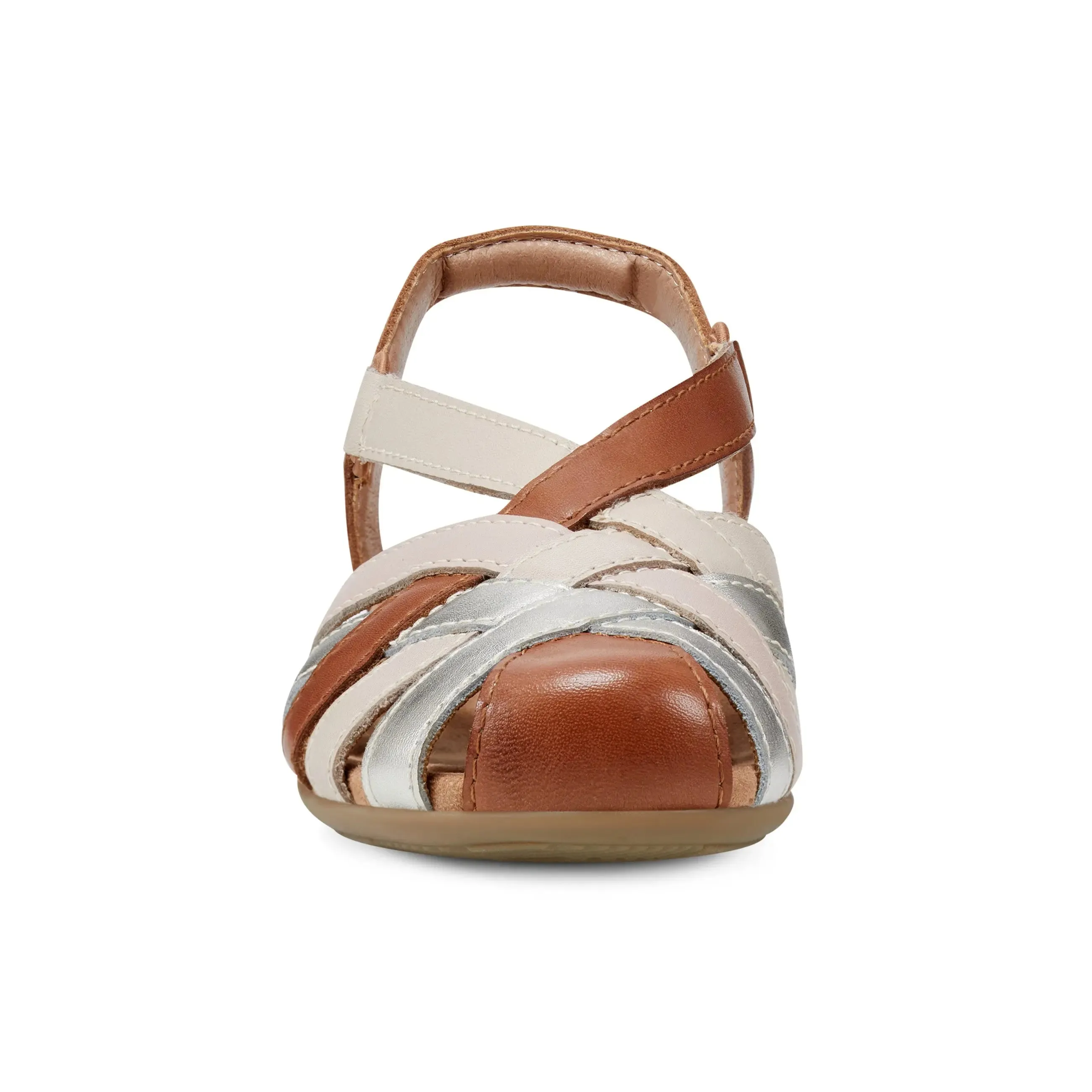 Quick Dash Show Stage Berri Woven Casual Round Toe Slip-on Sandals