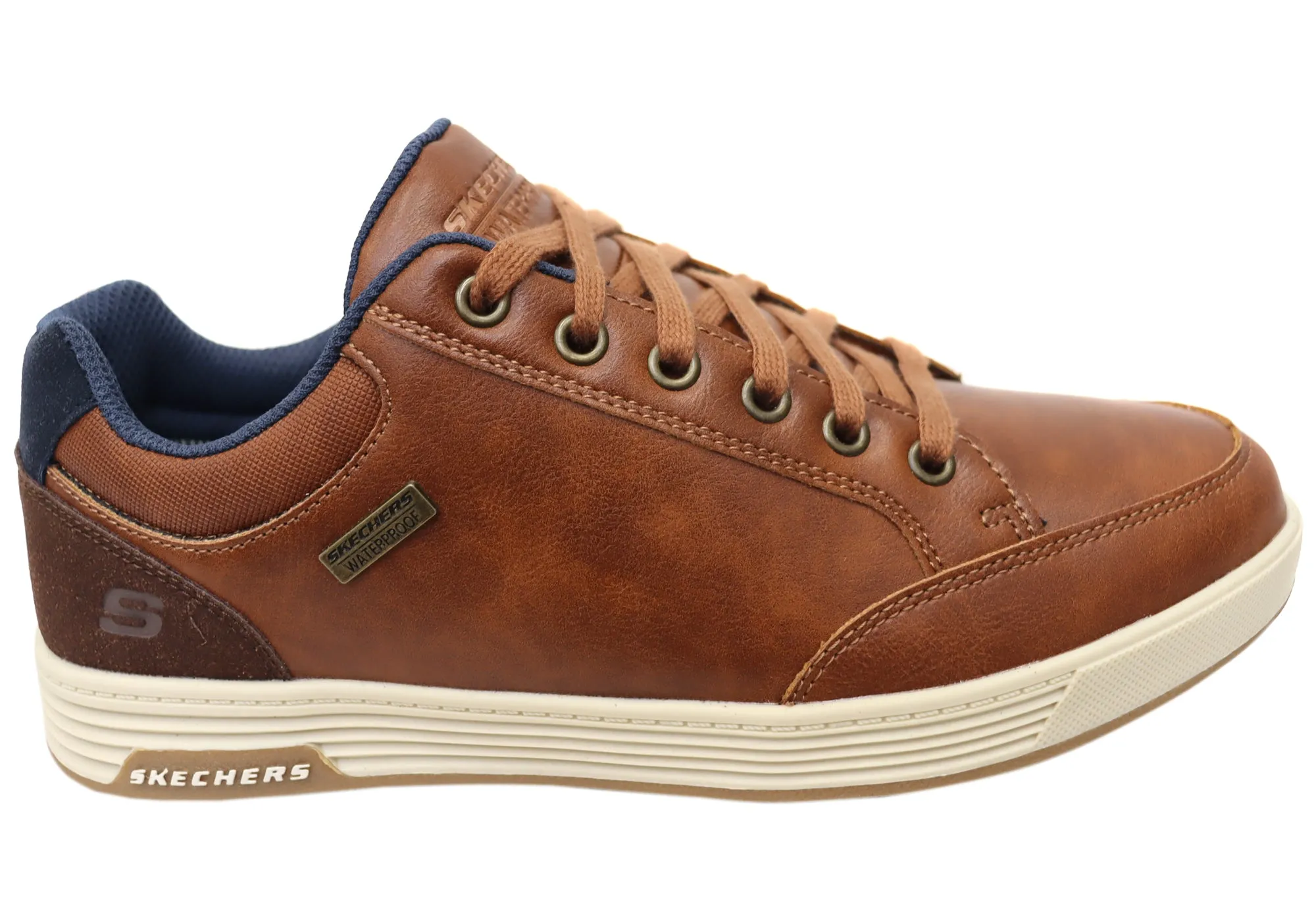 Water Resistant Lining Skechers Mens Cavell Sparkman Comfortable Lace Up Casual Shoes
