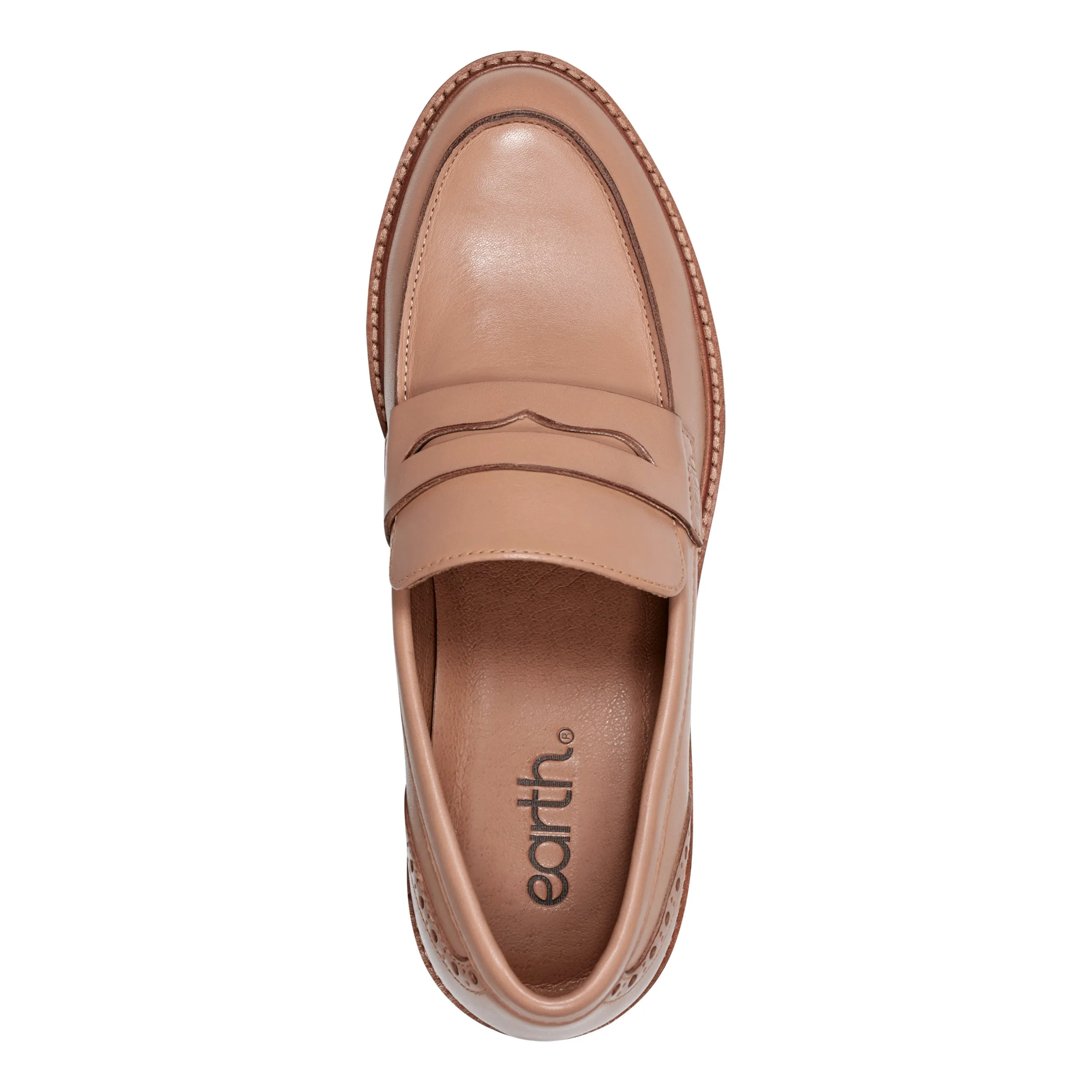 Step Ahead Lindy Almond Toe Casual Slip-on Penny Loafers