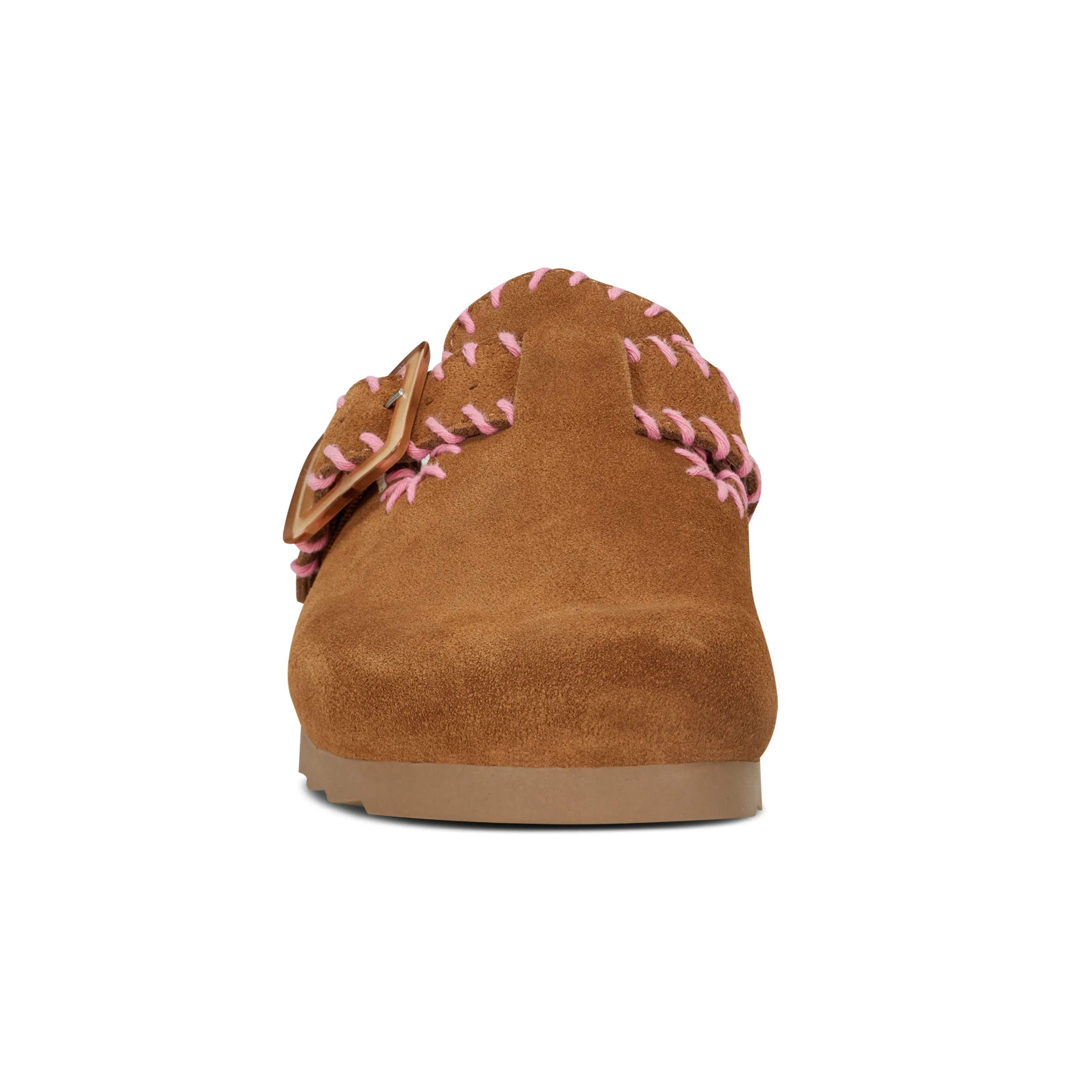 Street Mood Gena Round Toe Slip-on Flat Casual Clogs