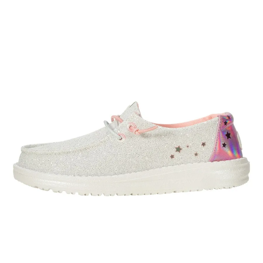 Wendy Youth Iridescent Star - Silver Fashionable Style Lightweight Sole