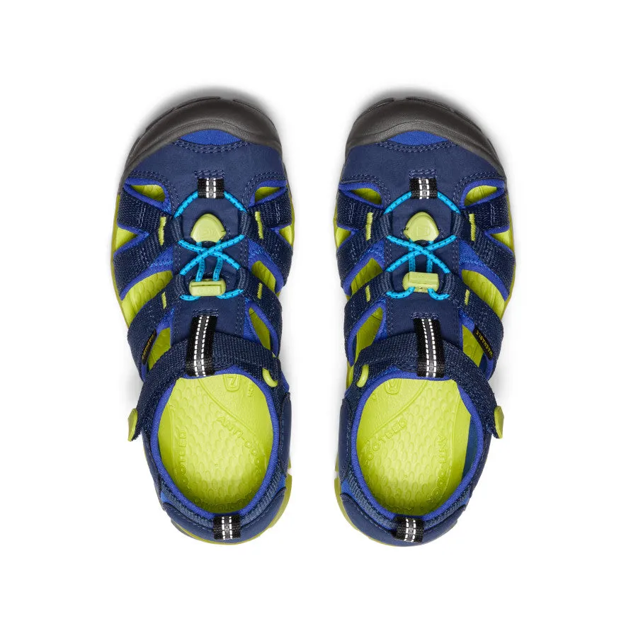 Big Kids' Seacamp II CNX  |  Naval Academy/Chartreuse Floral Joy Quick Move