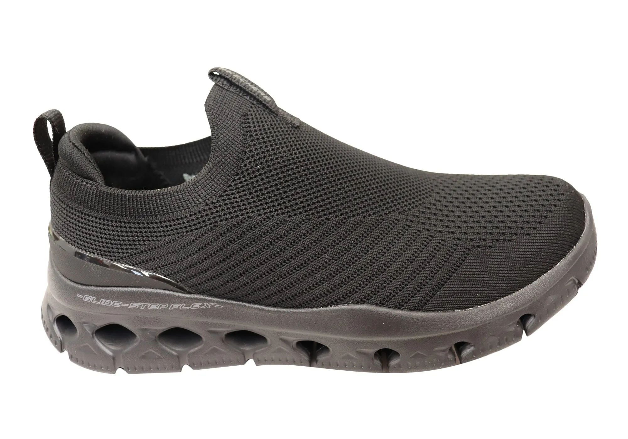 Skechers Mens Glide Step Flex Comfortable Slip On Shoes Comfort Heel Cozy Fit