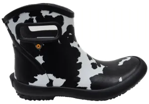 Bogs Womens Patch Ankle Boot Cow General Purpose Gumboots dry surface Grippy Outsole Adventure Seeker