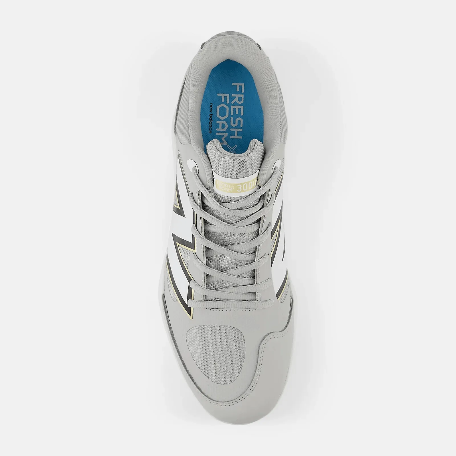 Day Long New Balance Men's Fresh Foam X 3000 v7 Metal Baseball Cleats - Raincloud - L3000TG7