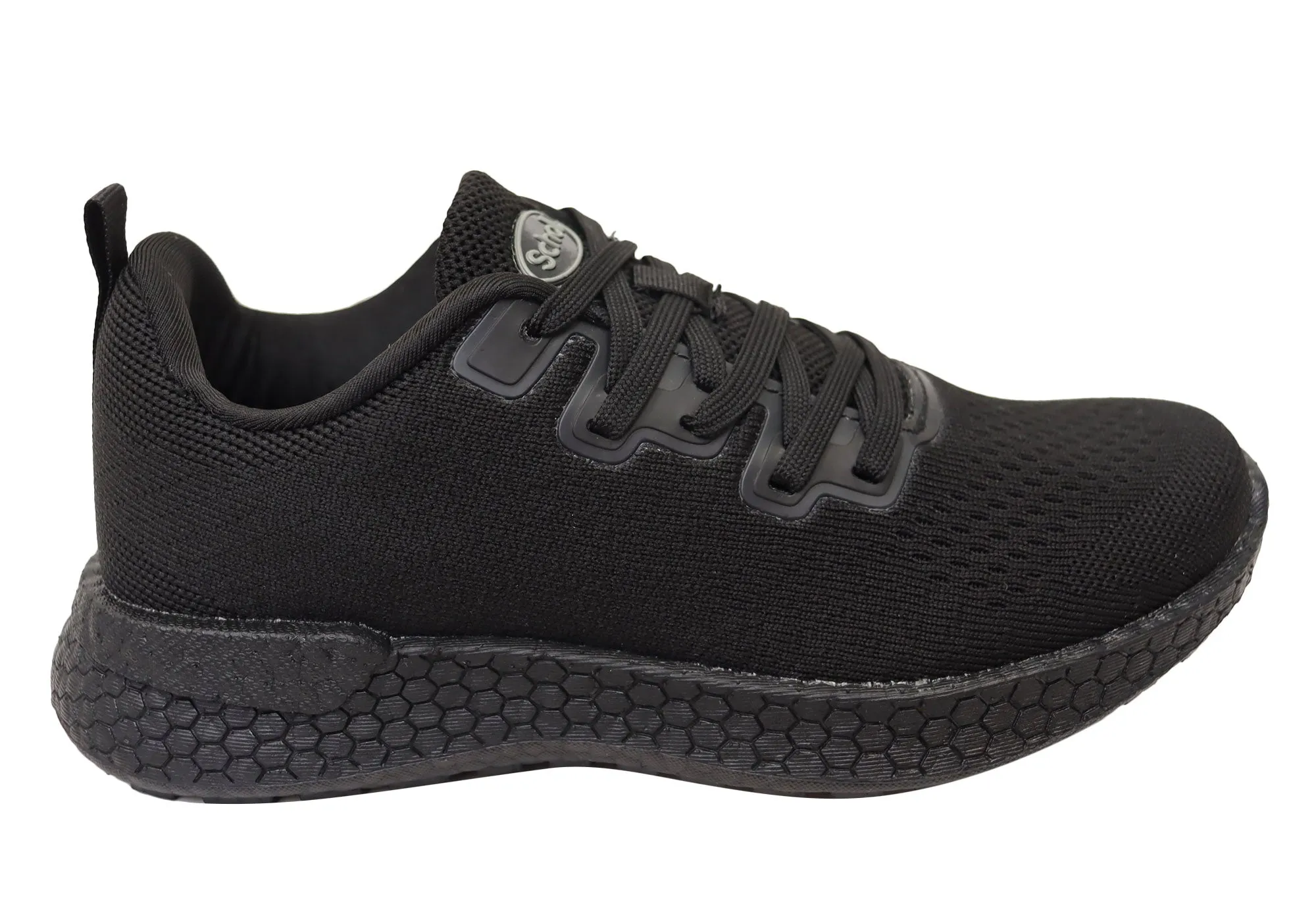 Bold materials Shock Ride Scholl Orthaheel Maisie Womens Supportive Comfortable Lace Up Sneakers