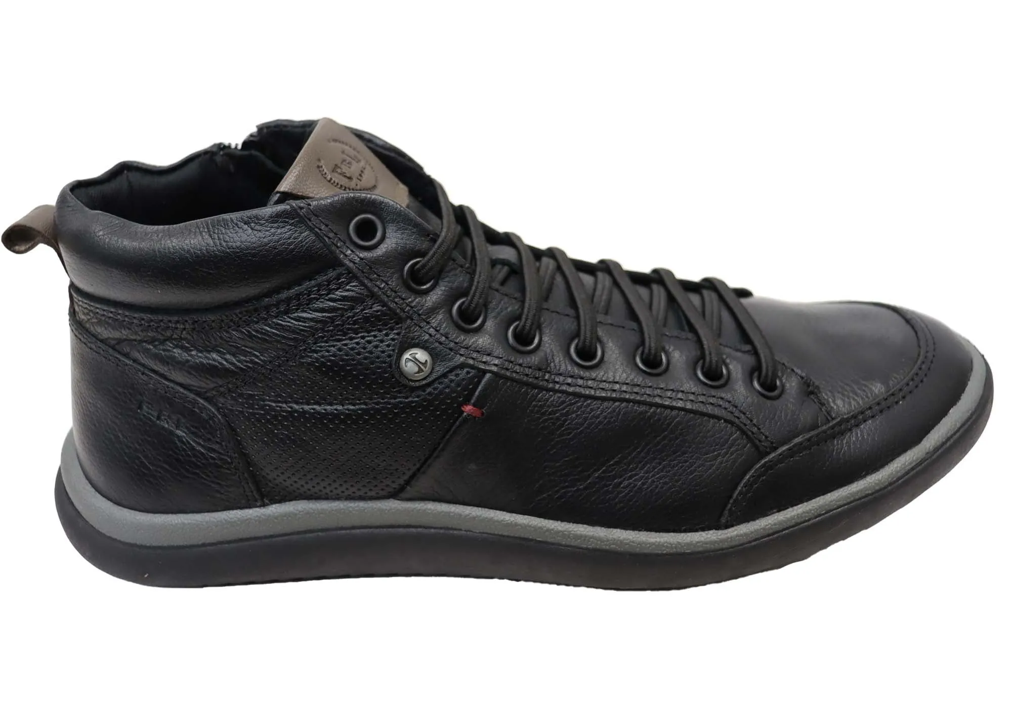 Seamless Comfort Urban Commute Ferricelli Dorado Mens Comfortable Leather Casual Boots Made In Brazil