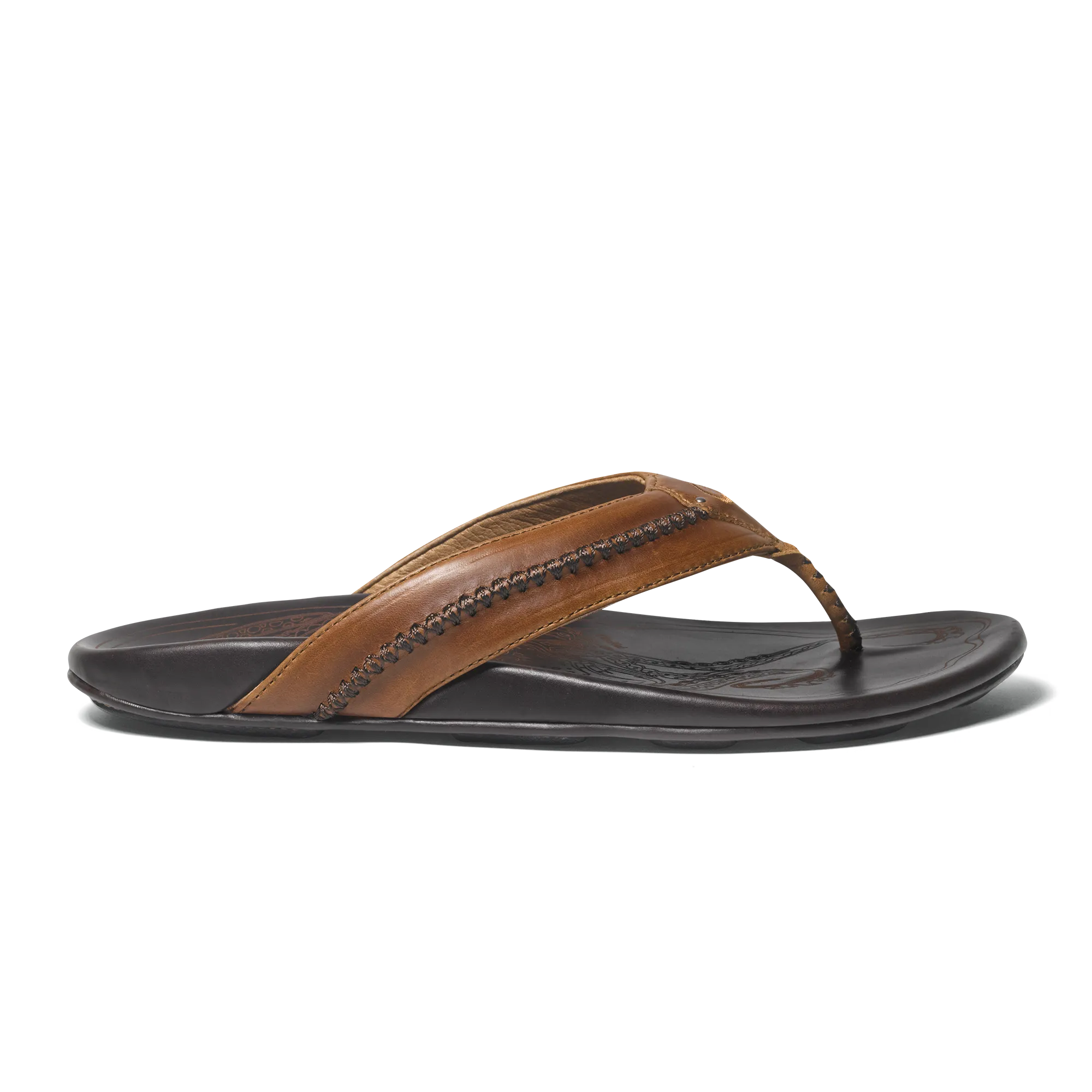 Mea Ola - Tan / Dark Java Elastic Strap Stable Step