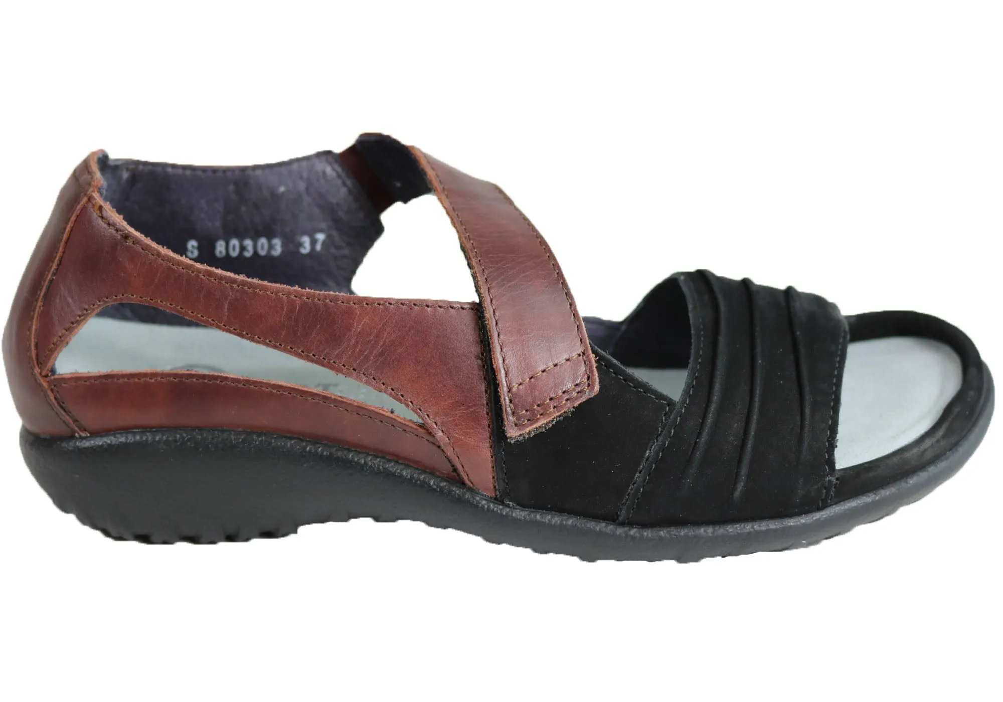 Naot Papaki Womens Comfort Cushioned Orthotic Friendly Leather Sandals Slide Ease Tropical Mood