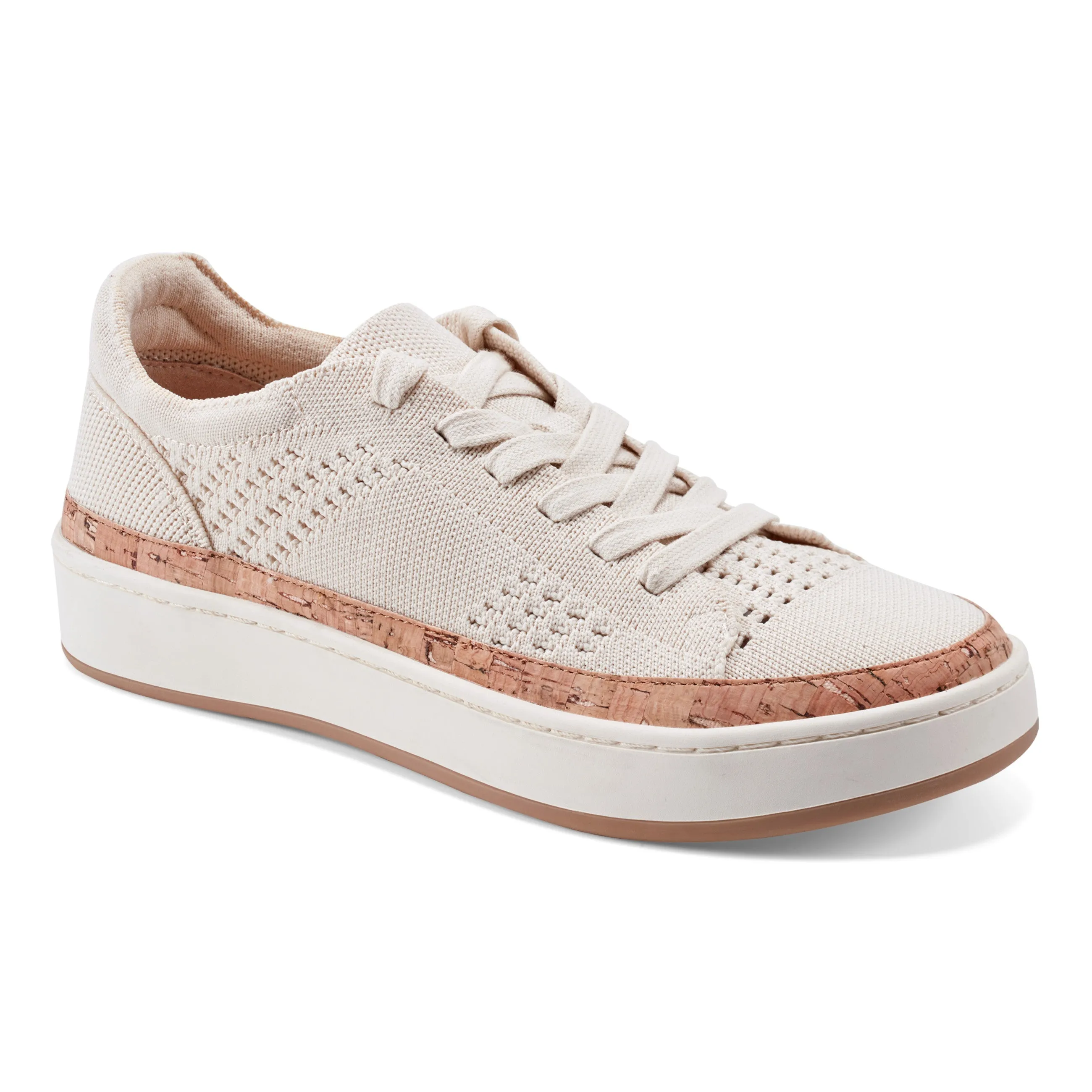Knight Round Toe Lace-up Casual Sneakers Comfort Bend Carry Easy