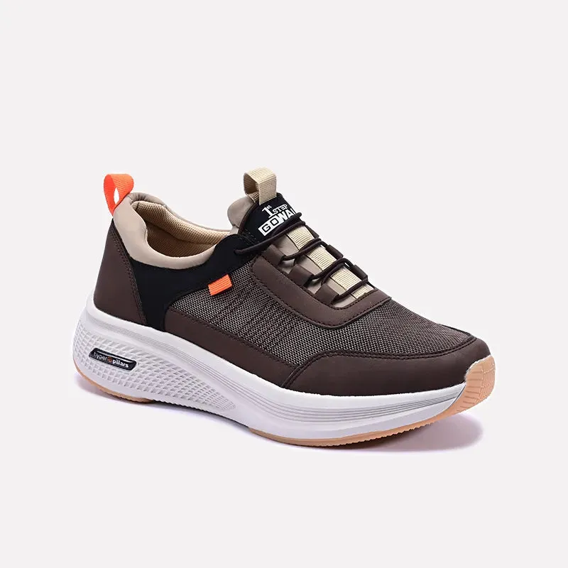 Tactile Responsiveness Momentum Brown Sneakers 0120499