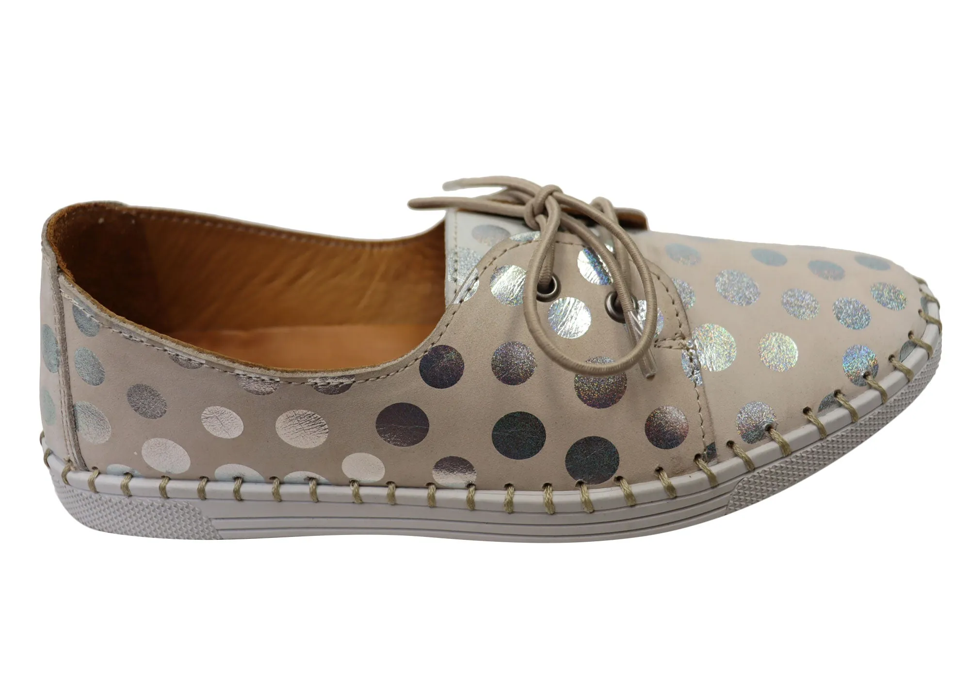Orizonte Gemma Womens European Comfortable Leather Shoes Non-Slip Sole