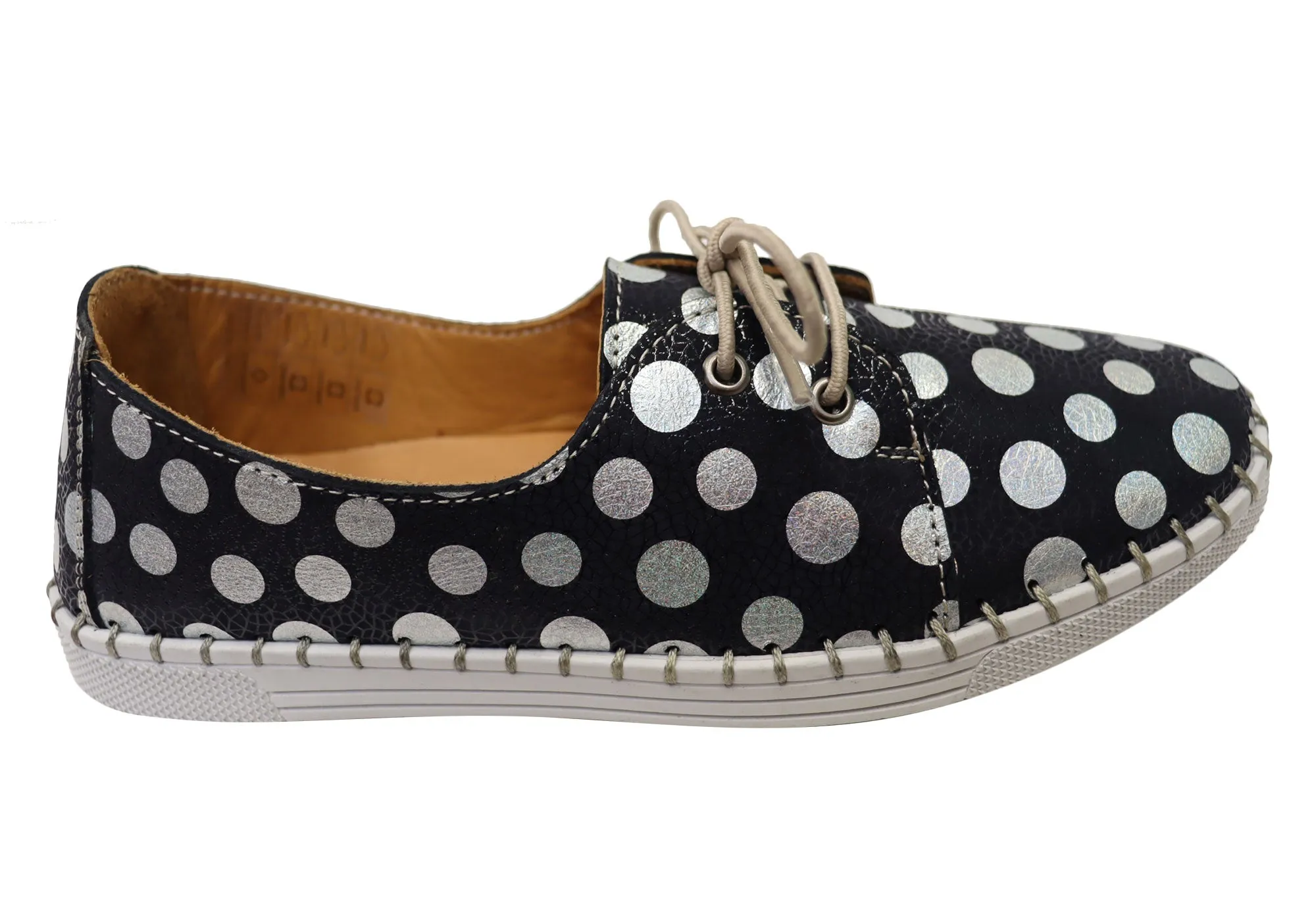 Orizonte Gemma Womens European Comfortable Leather Shoes All Daywear Route Walk