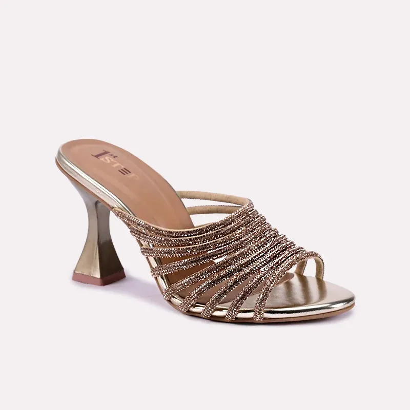 Aurelia Gold Bridal Heel Slippers 0412555 All Weather Urban Walkers