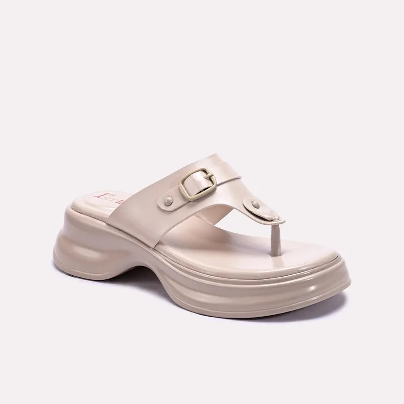 Fawn Chunky Flip Flops 0412902 Team Match