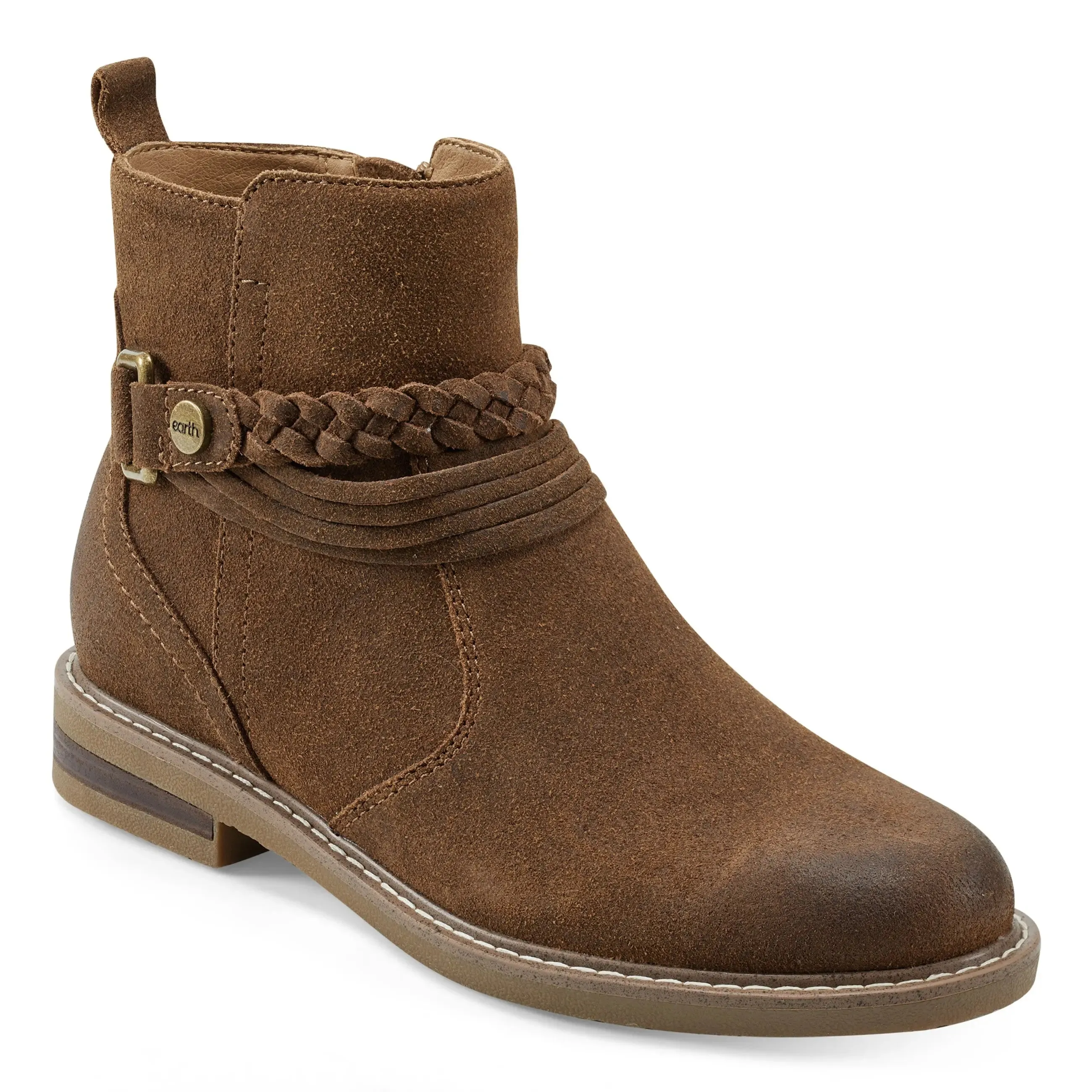 Jeno Round Toe Casual Booties Breathable Material