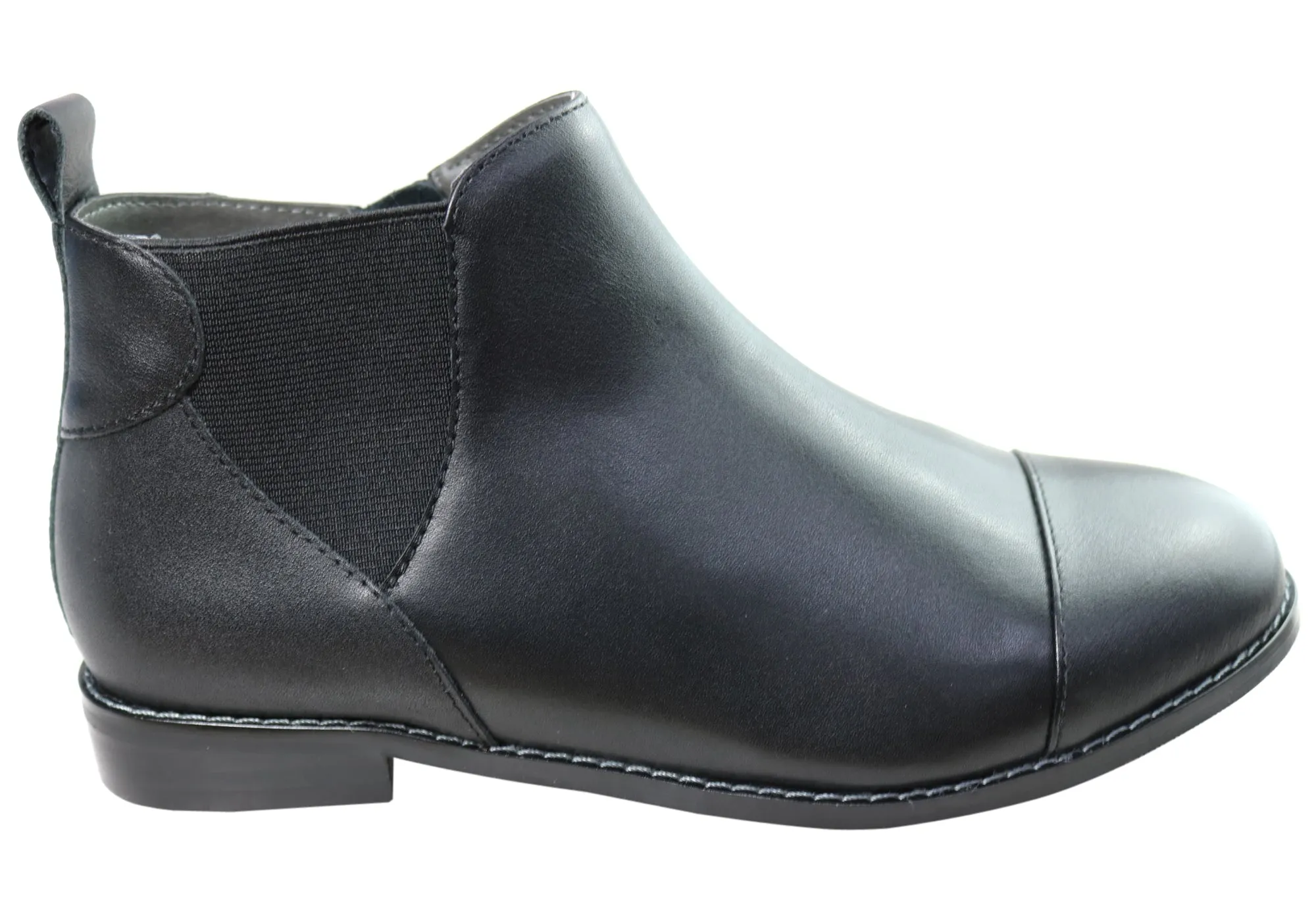 Scholl Orthaheel Tycoon Womens Leather Comfort Supportive Ankle Boots Classic Core synthetic leather