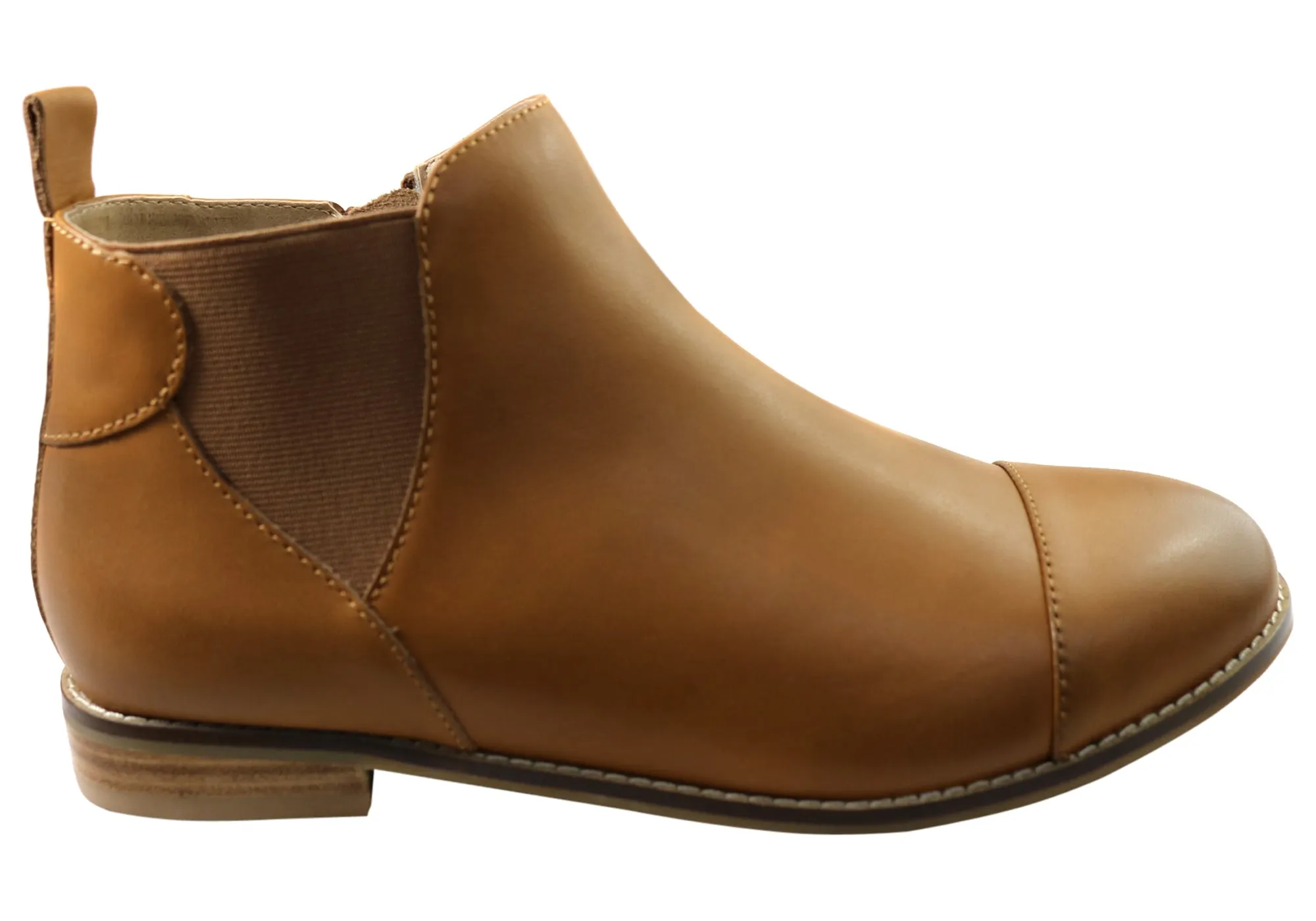 Scholl Orthaheel Tycoon Womens Leather Comfort Supportive Ankle Boots Anti Odor Night Travel