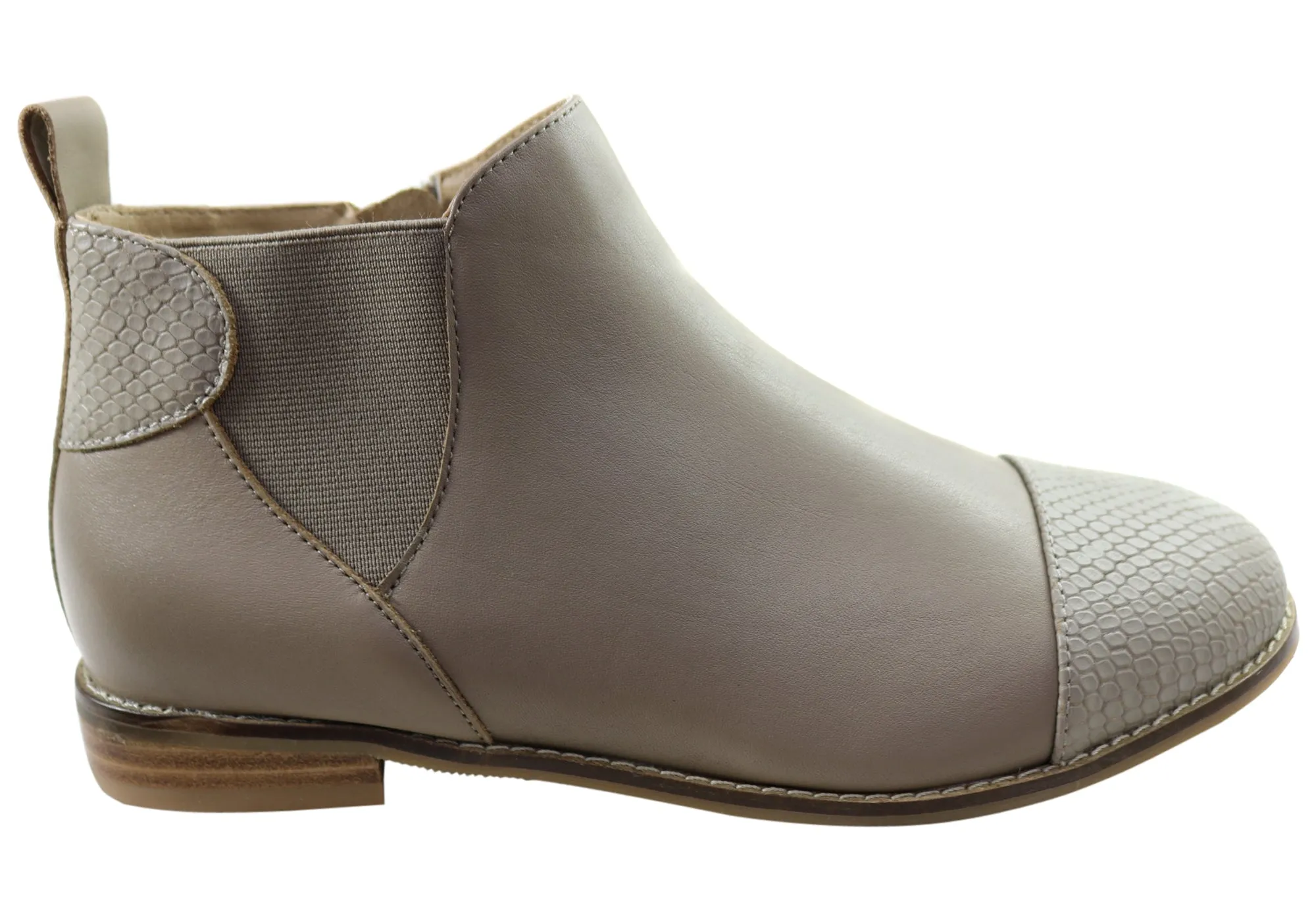 Scholl Orthaheel Tycoon Womens Leather Comfort Supportive Ankle Boots Breathable All Day Wear sole