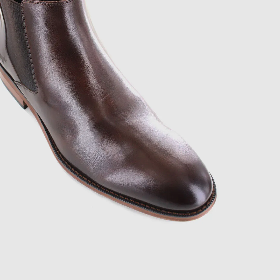 Noah Chelsea Boots Dark Brown Lightweight Sole