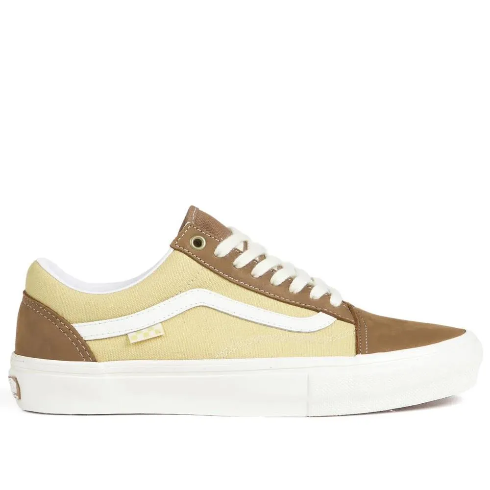Power Grip Vans Skate Old Skool - Nubuck/Canvas Brown