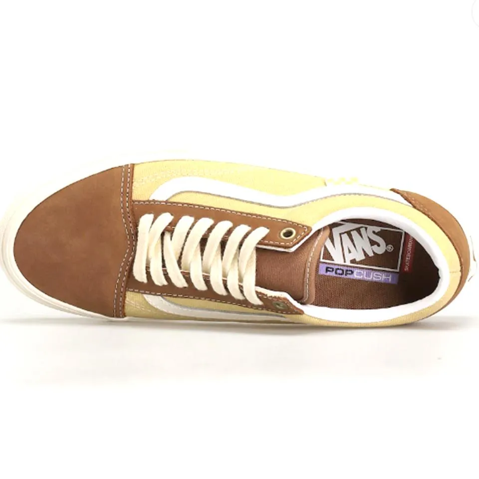 Stretch Fabric Weekend Trip Vans Skate Old Skool - Nubuck/Canvas Brown