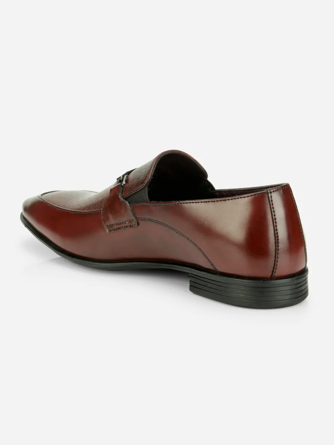 Men's Wine Regular Toe Slip On Formal (IX2032) Walk Ease